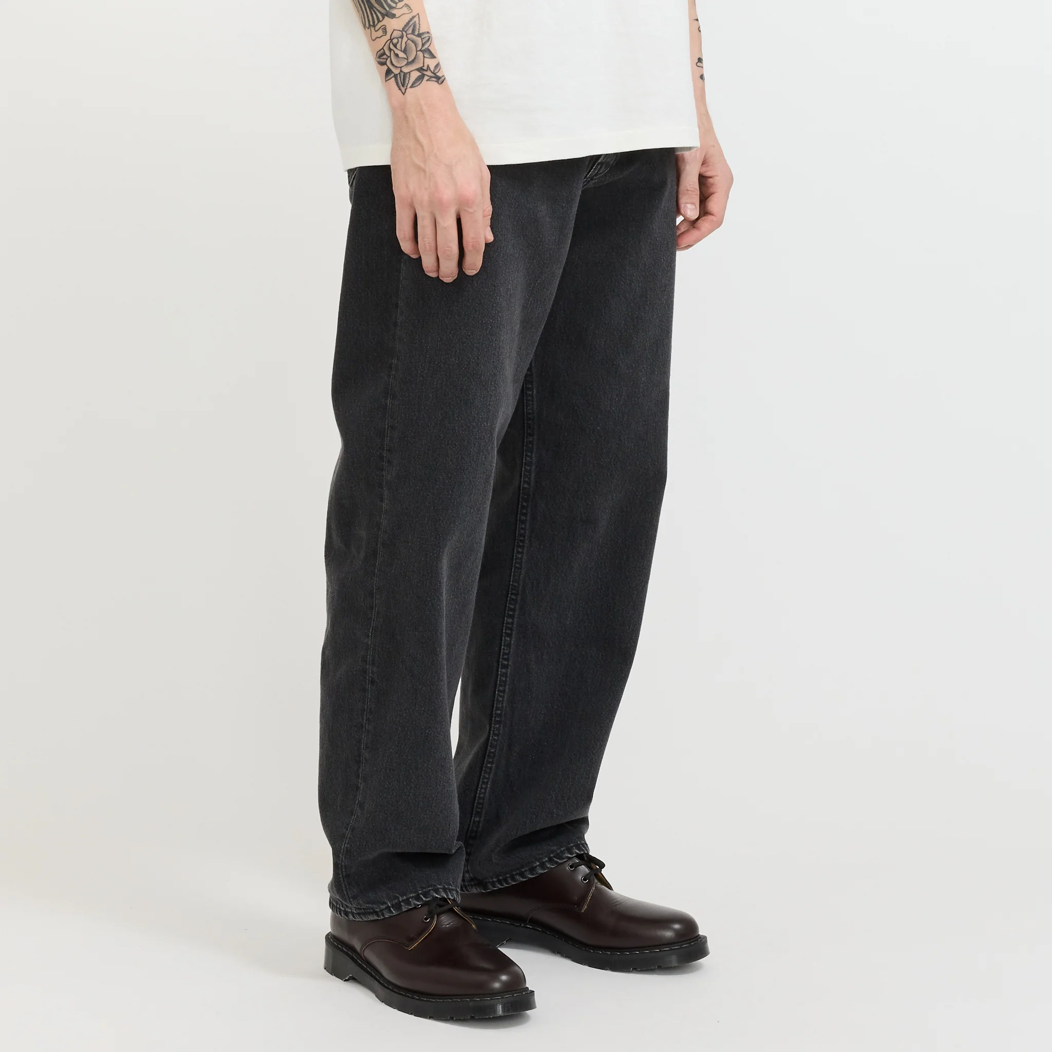 101 Dad's Fit Pants Black Denim Stone - Image 3