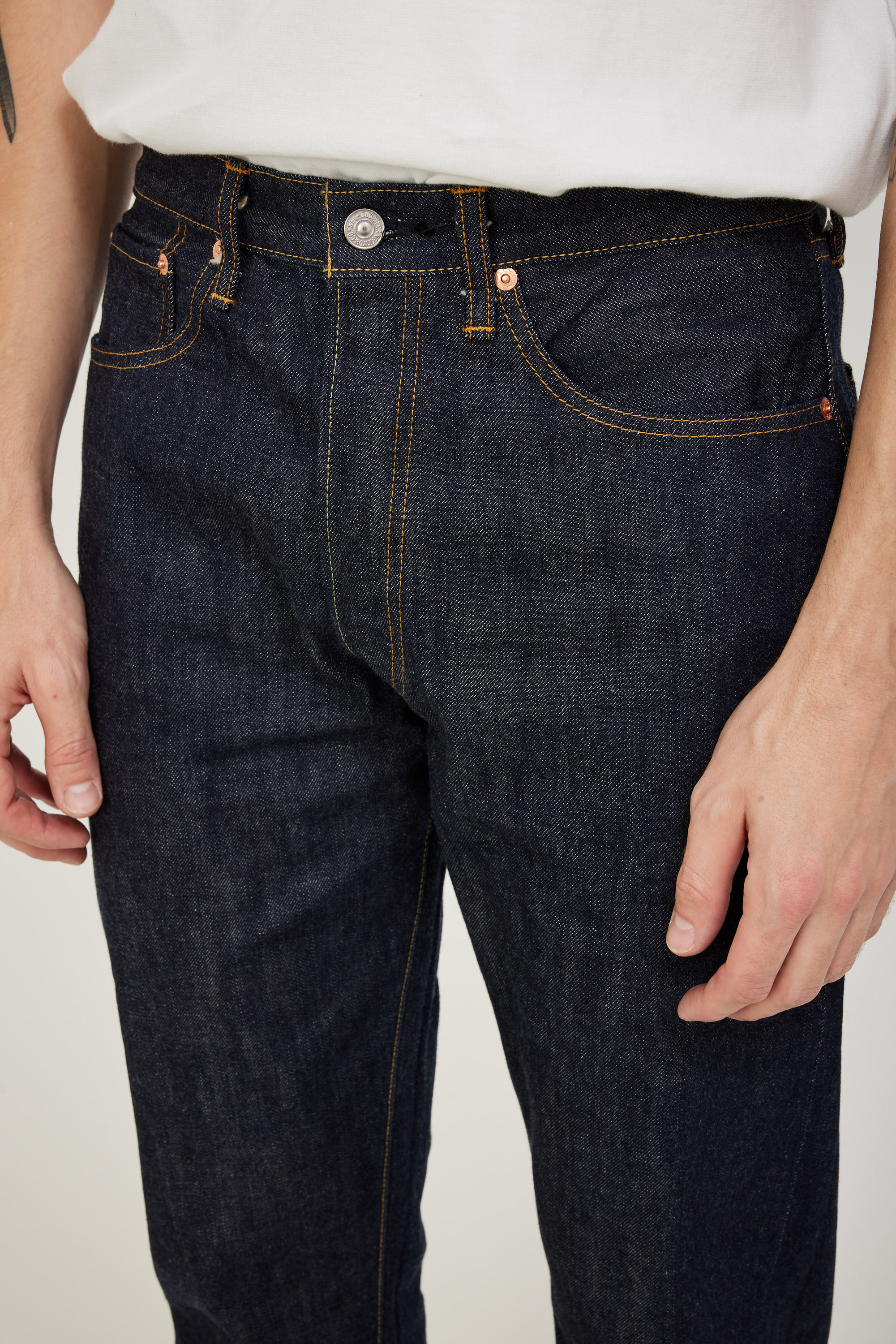 1966 Model 14oz Denim One Wash - Image 7