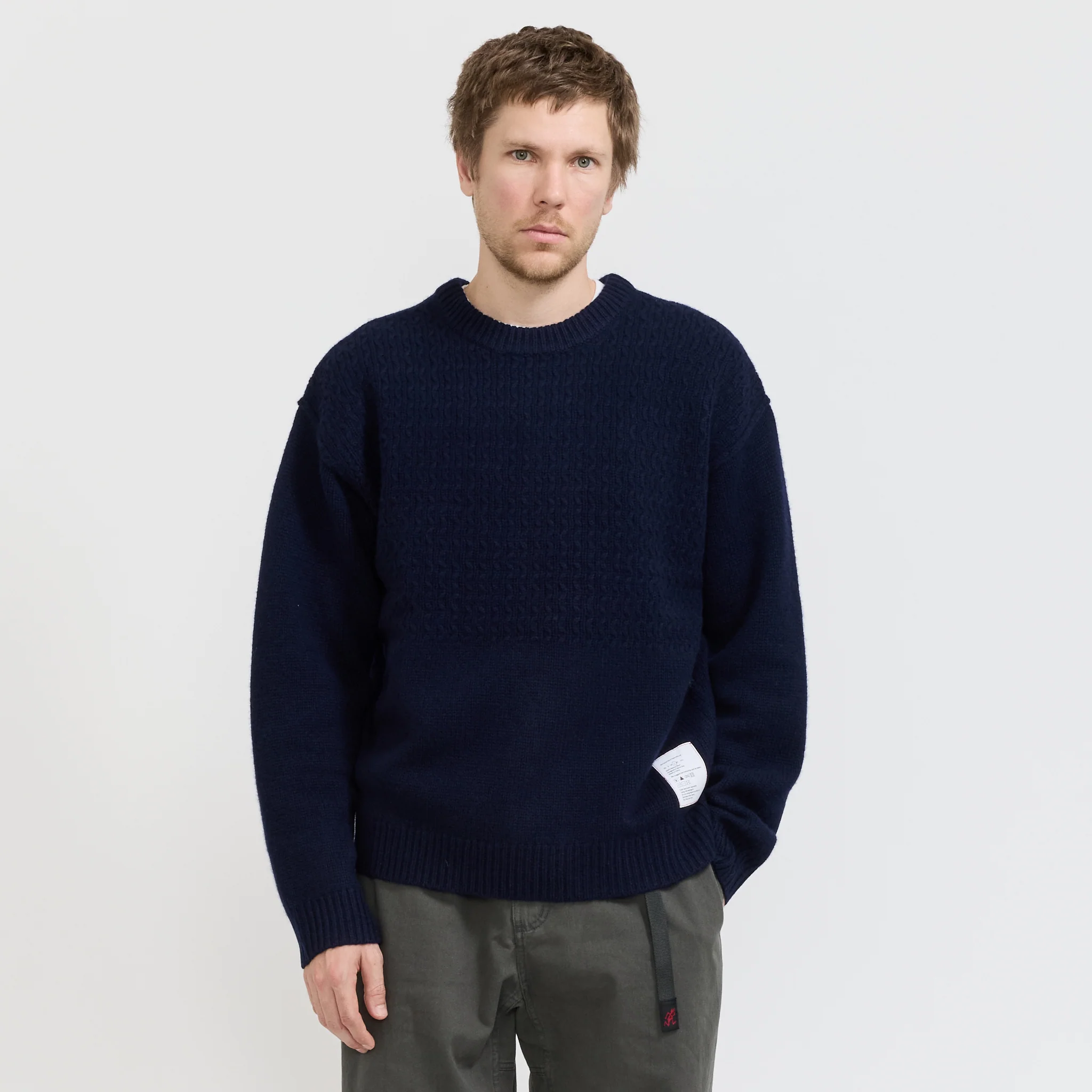 4-Way Merino Knit Dark Blue