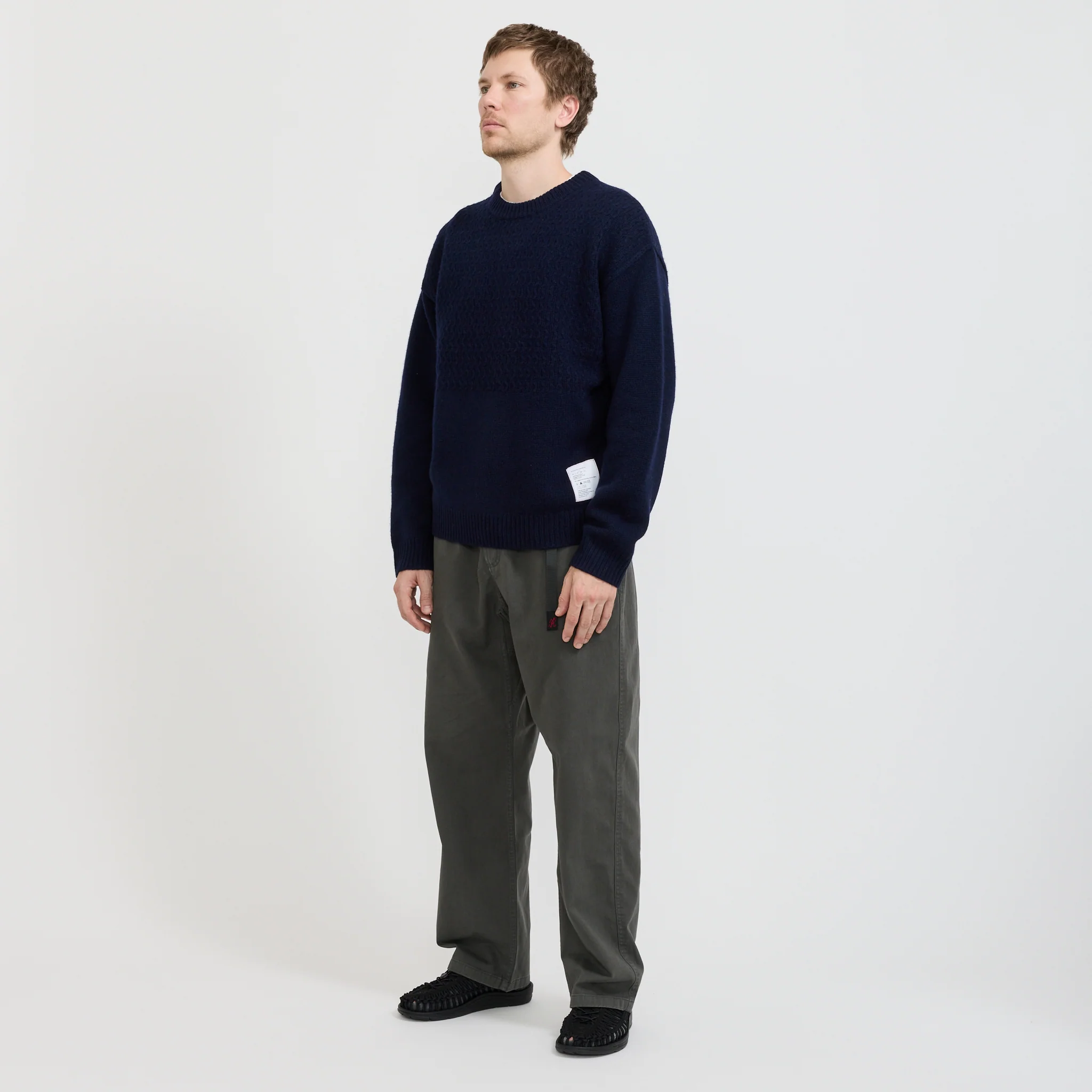 4-Way Merino Knit Dark Blue - Image 2