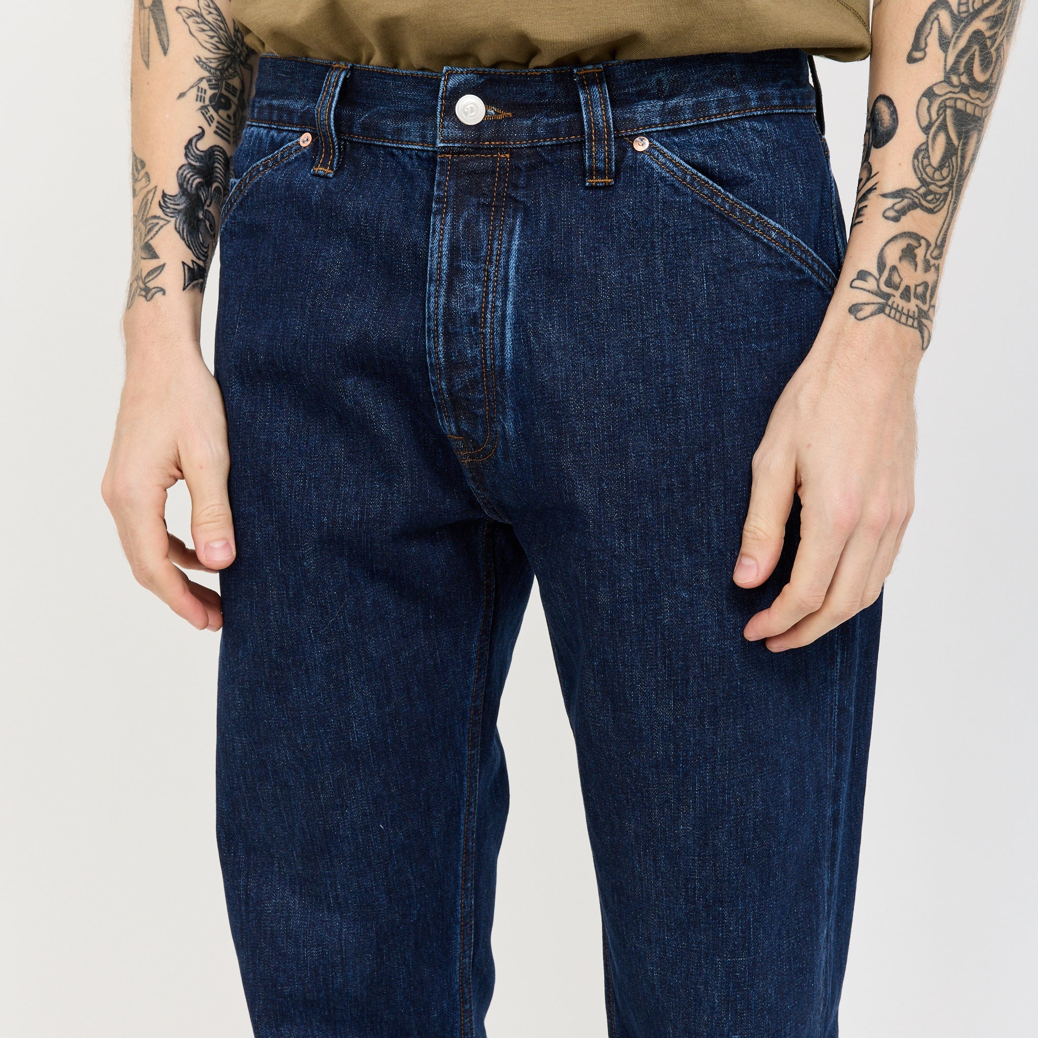 5-Pocket Japanese Selvedge Denim Jean Stone - Image 5