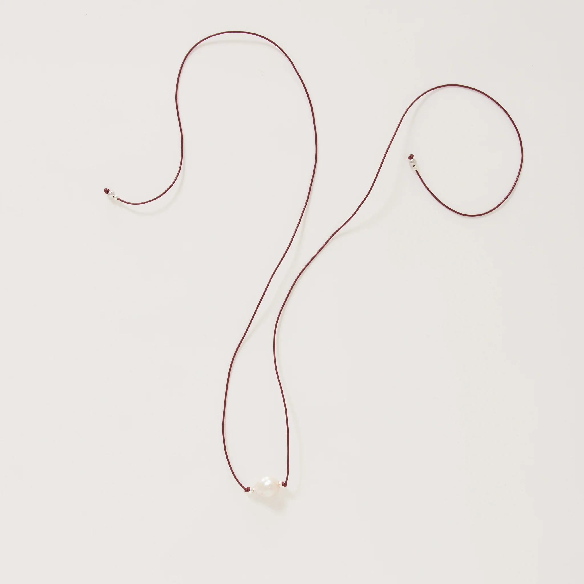 90's Baroque Choker Burgundy - Image 2