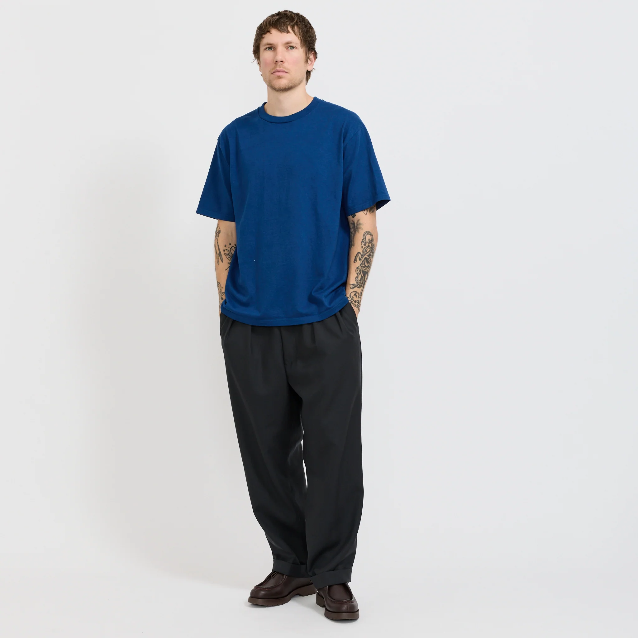 9oz. Tube Tee Dark Indigo - Image 2