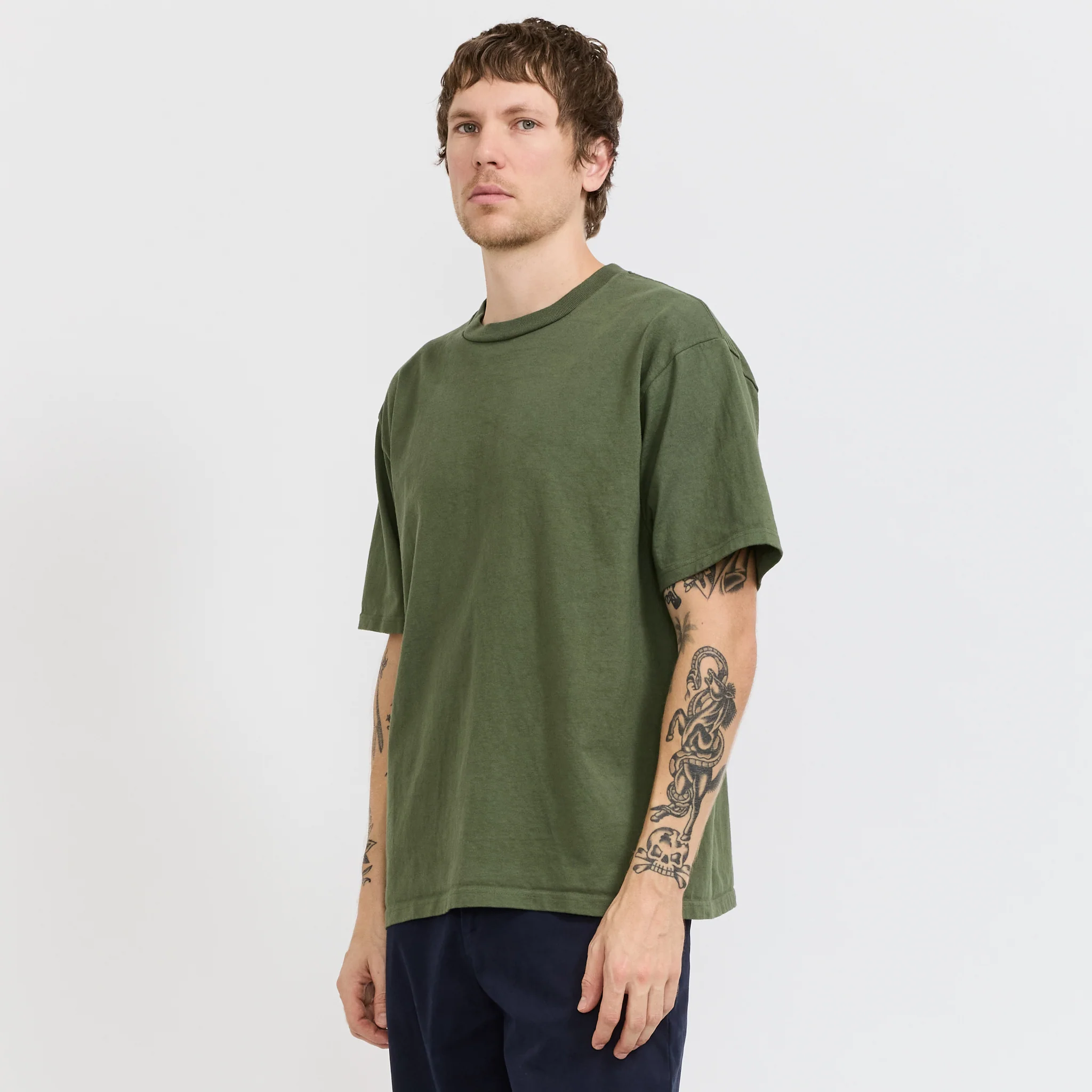 9oz. Tube Tee Old Green