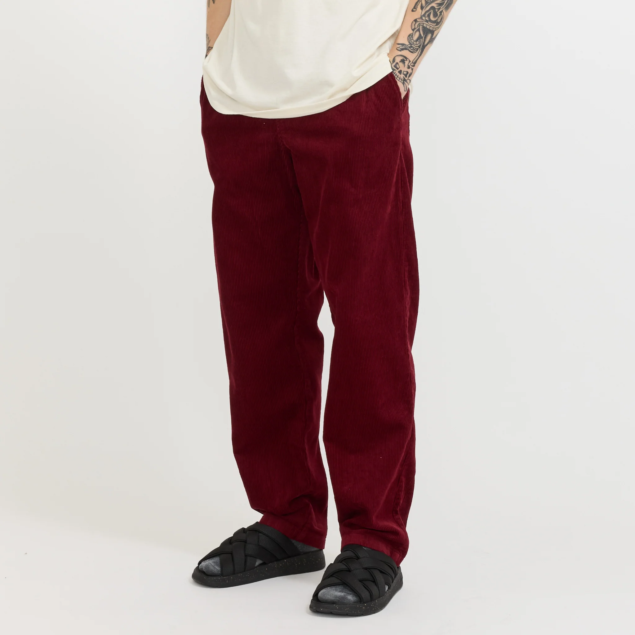 Active Lazy Pants Burgundy