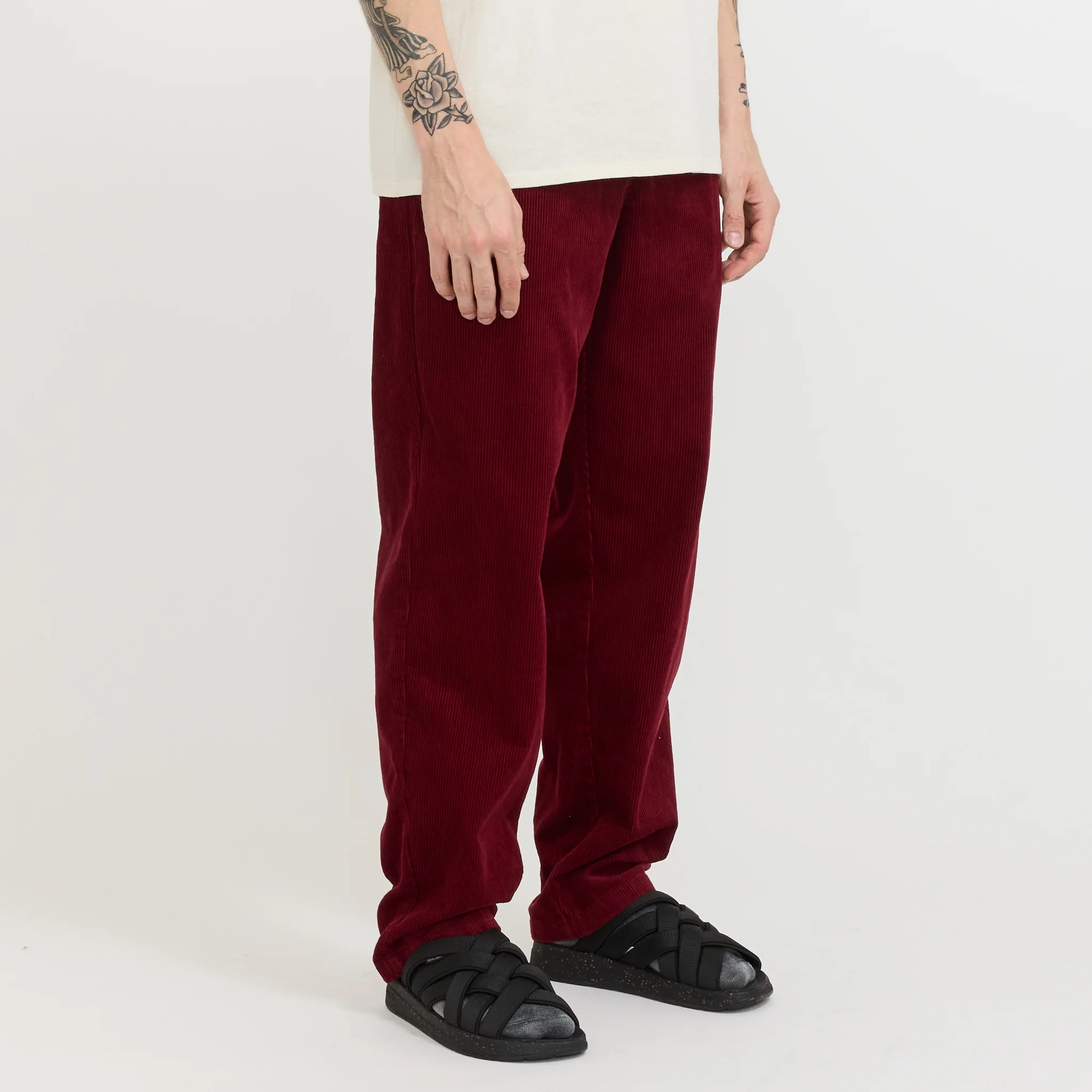 Active Lazy Pants Burgundy - Image 3