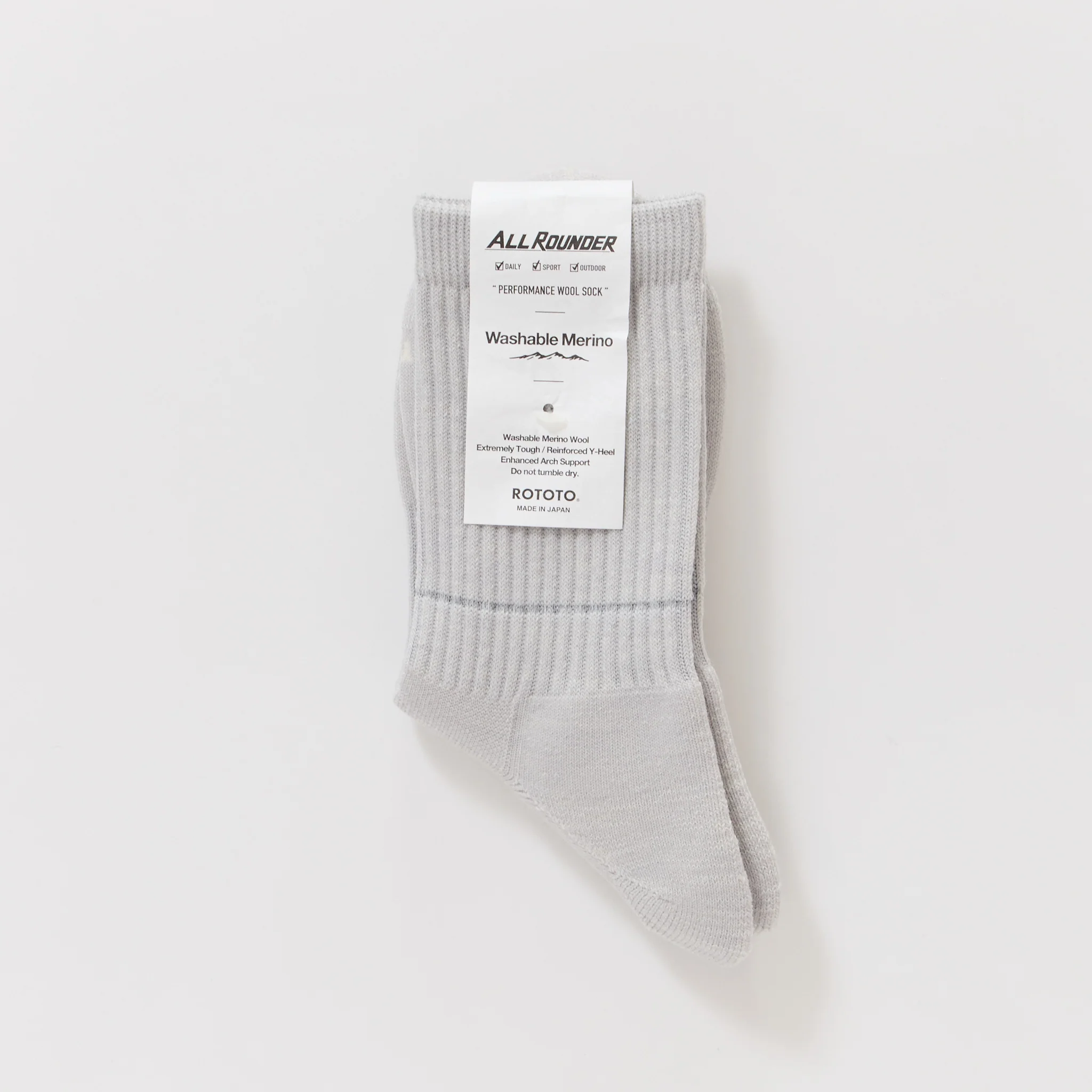 Allrounder Merino Crew Light Grey - Image 2