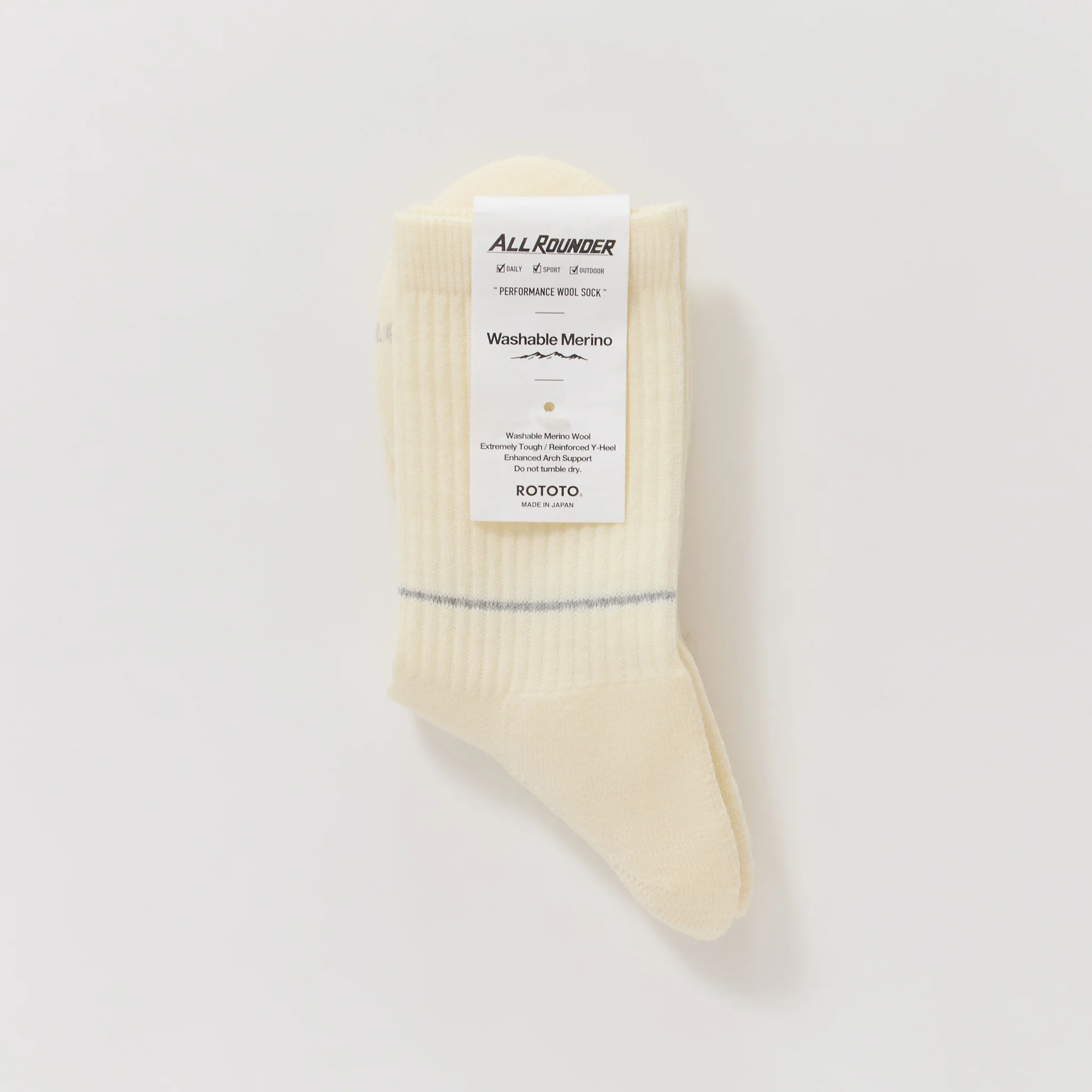 Allrounder Merino Crew Off White - Image 2
