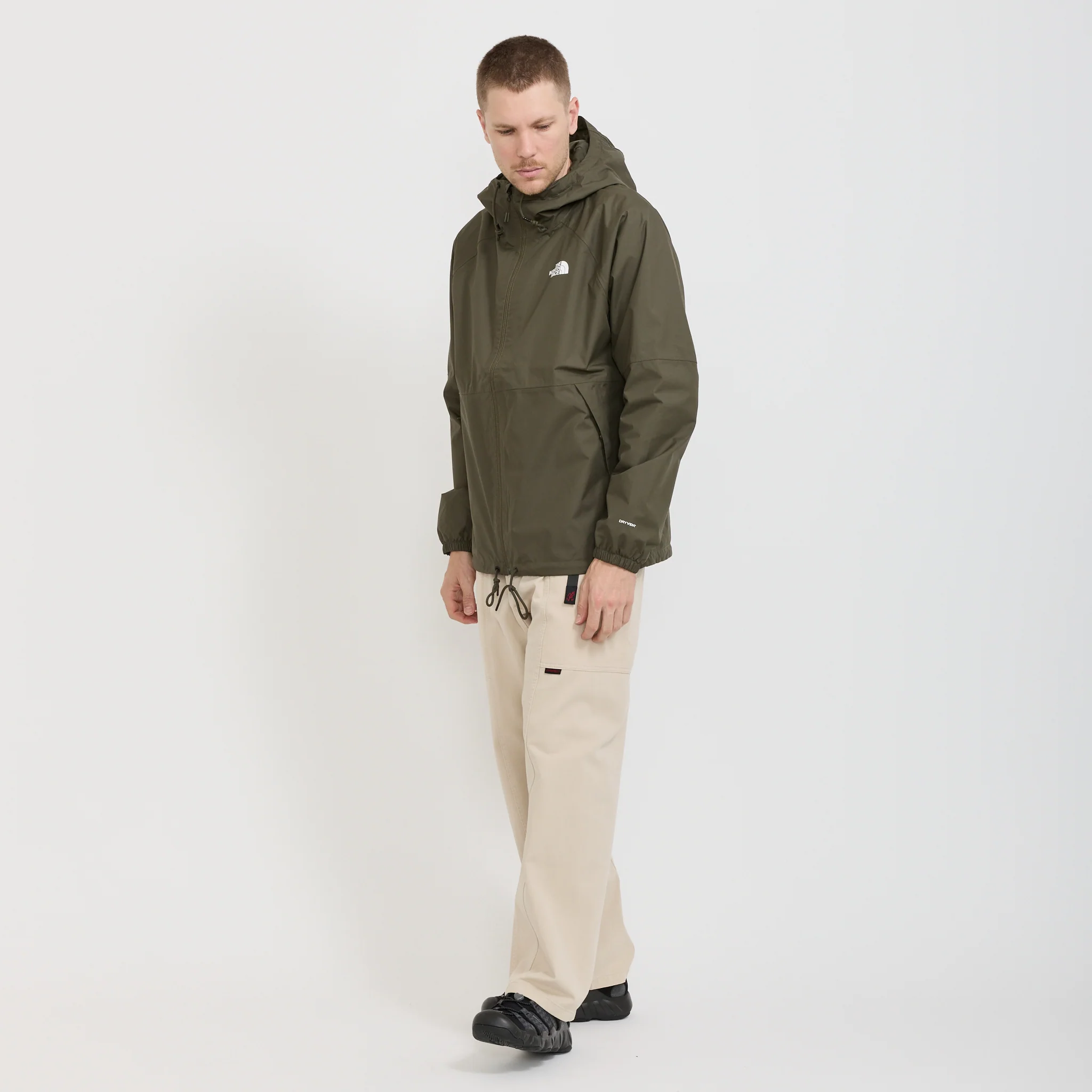 Antora Rain Hoodie New Taupe Green - Image 10