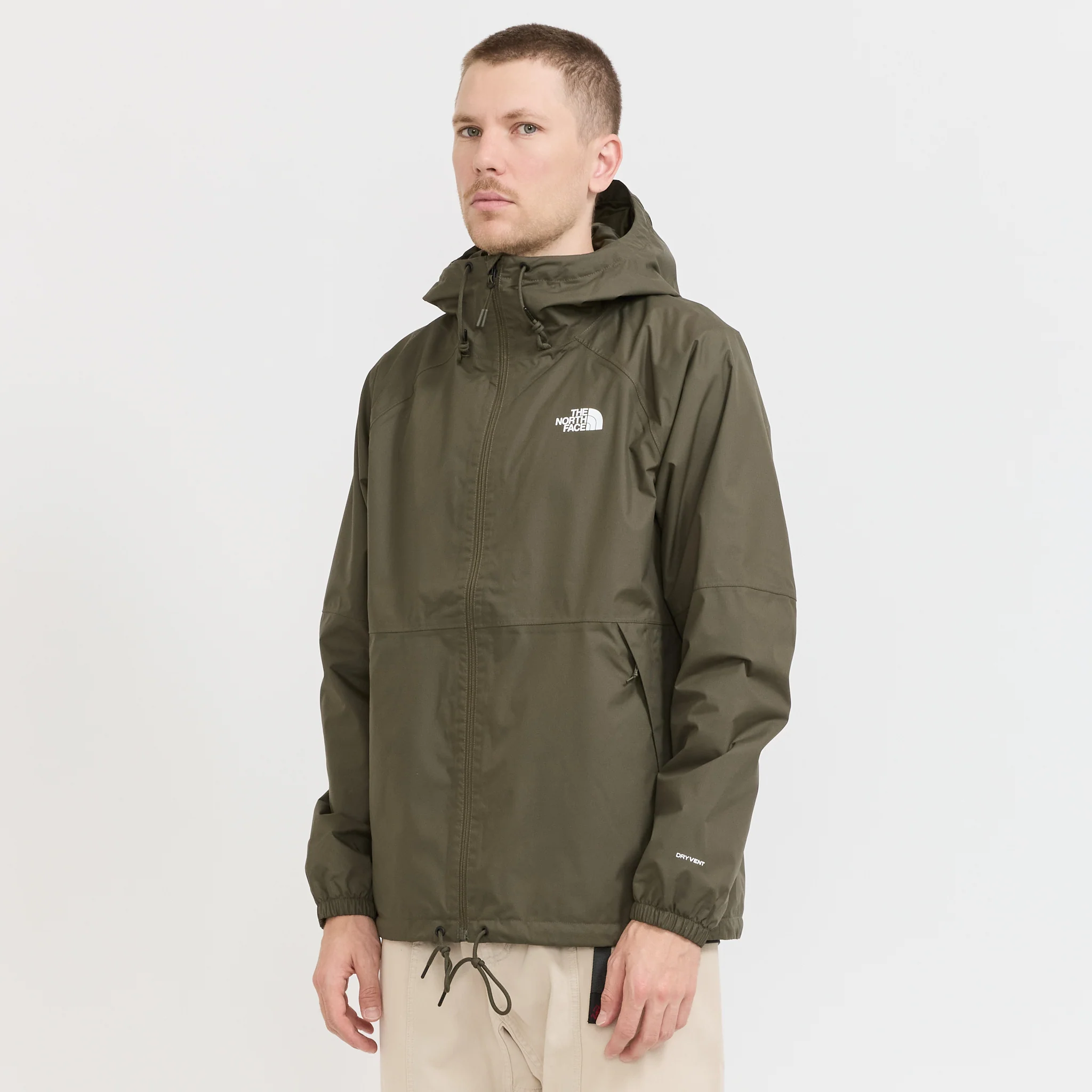 Antora Rain Hoodie New Taupe Green - Image 11