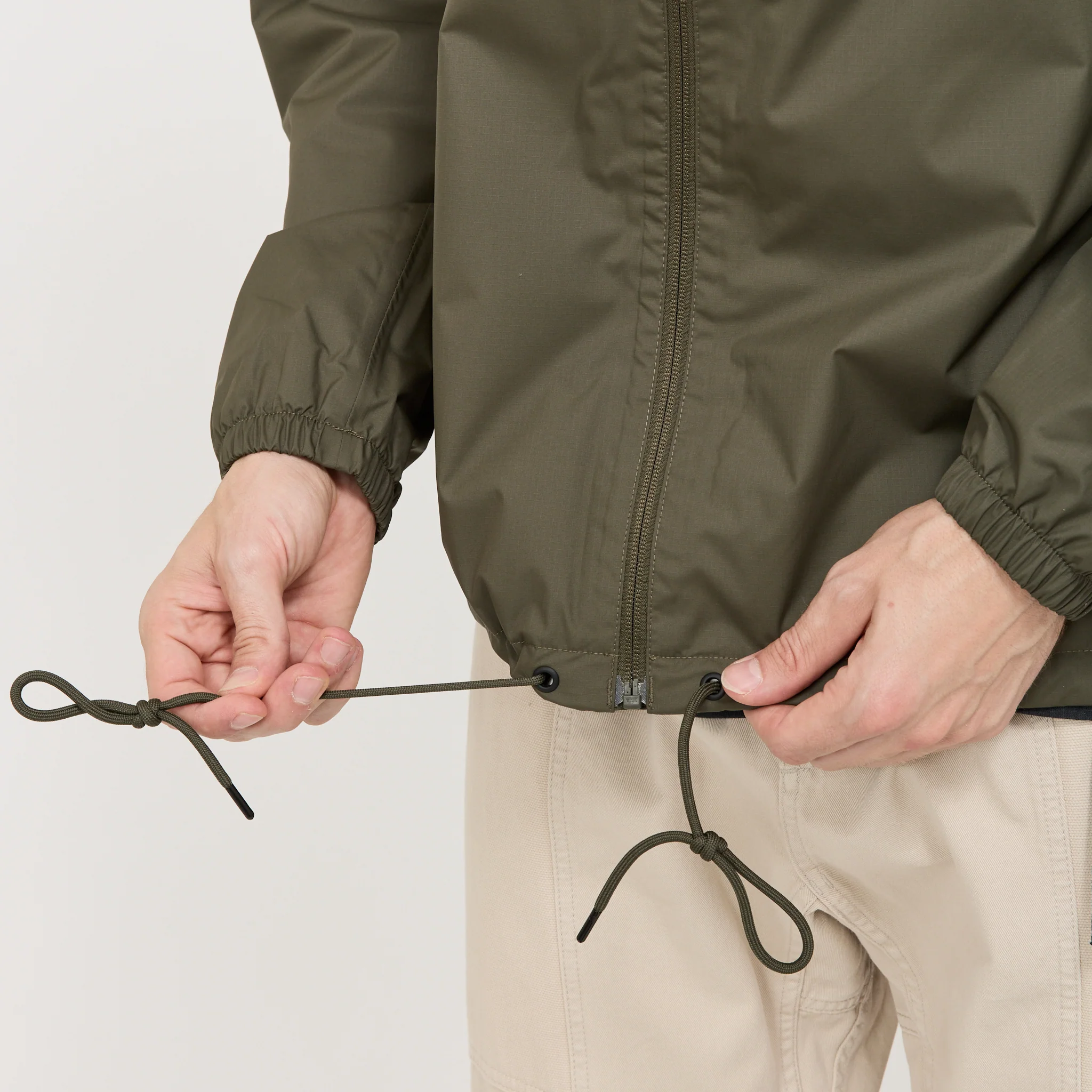 Antora Rain Hoodie New Taupe Green - Image 7