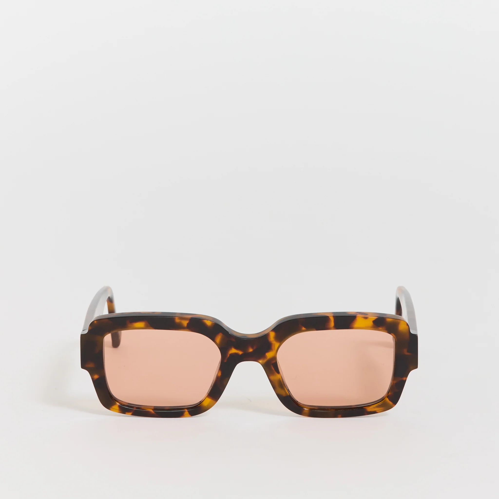 Apollo Havana | Orange Solid Lens