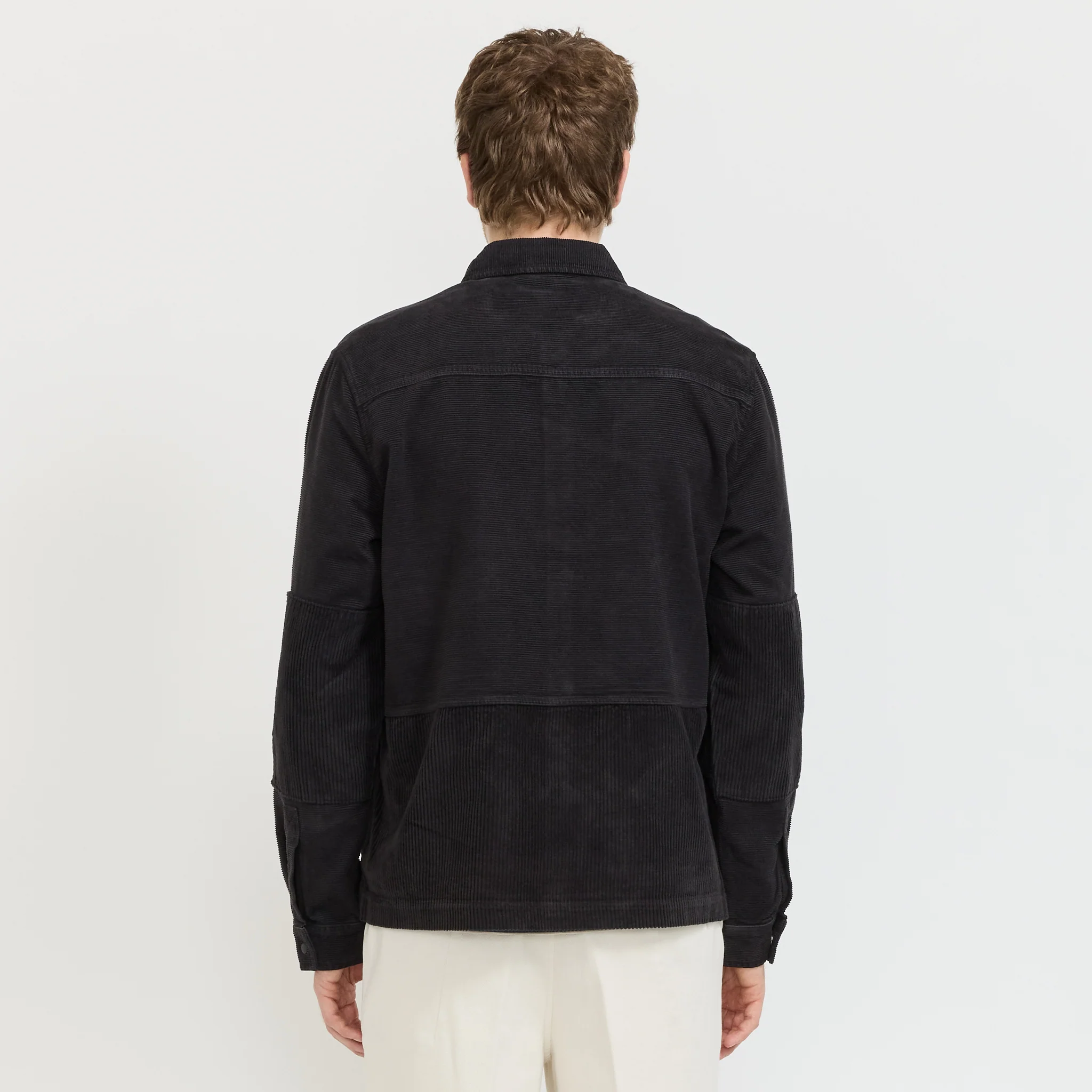 Assembly Worker Jacket Soft Black Cord Mix - Image 4