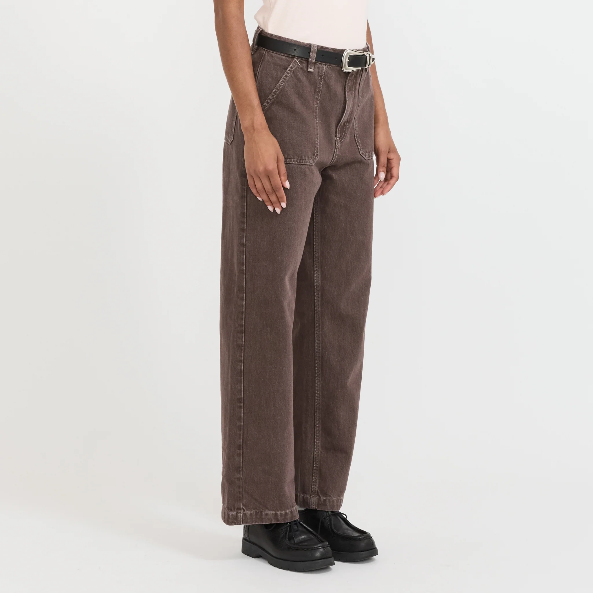 Asta Workwear Pants Brown - Image 3