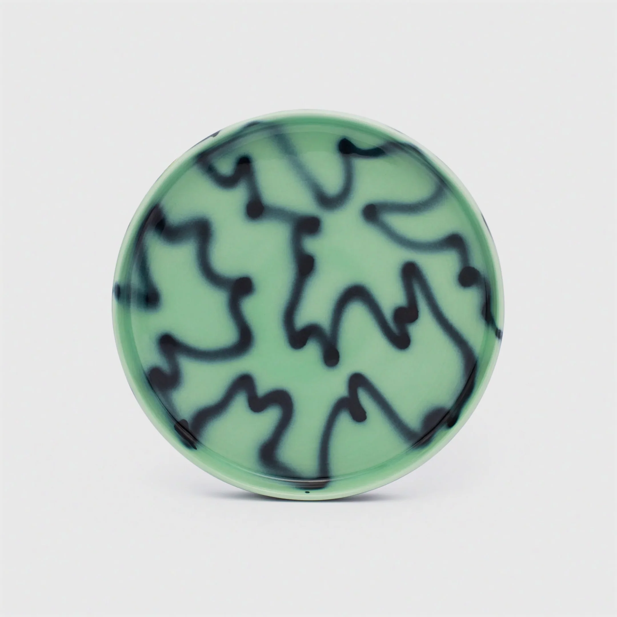 Baby Plate Green Pizza