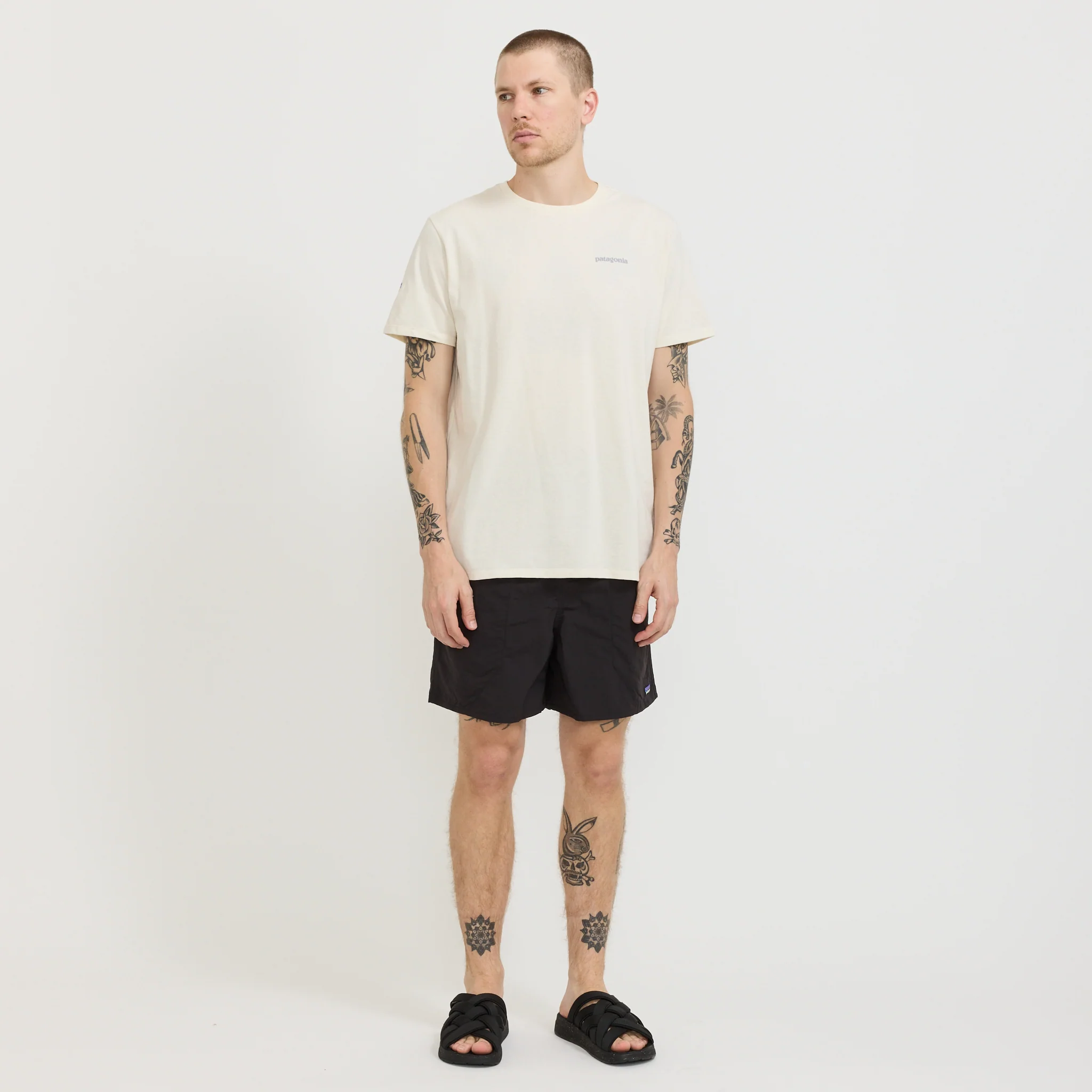 Baggies Shorts - 5 in. Black w/Black - Image 2