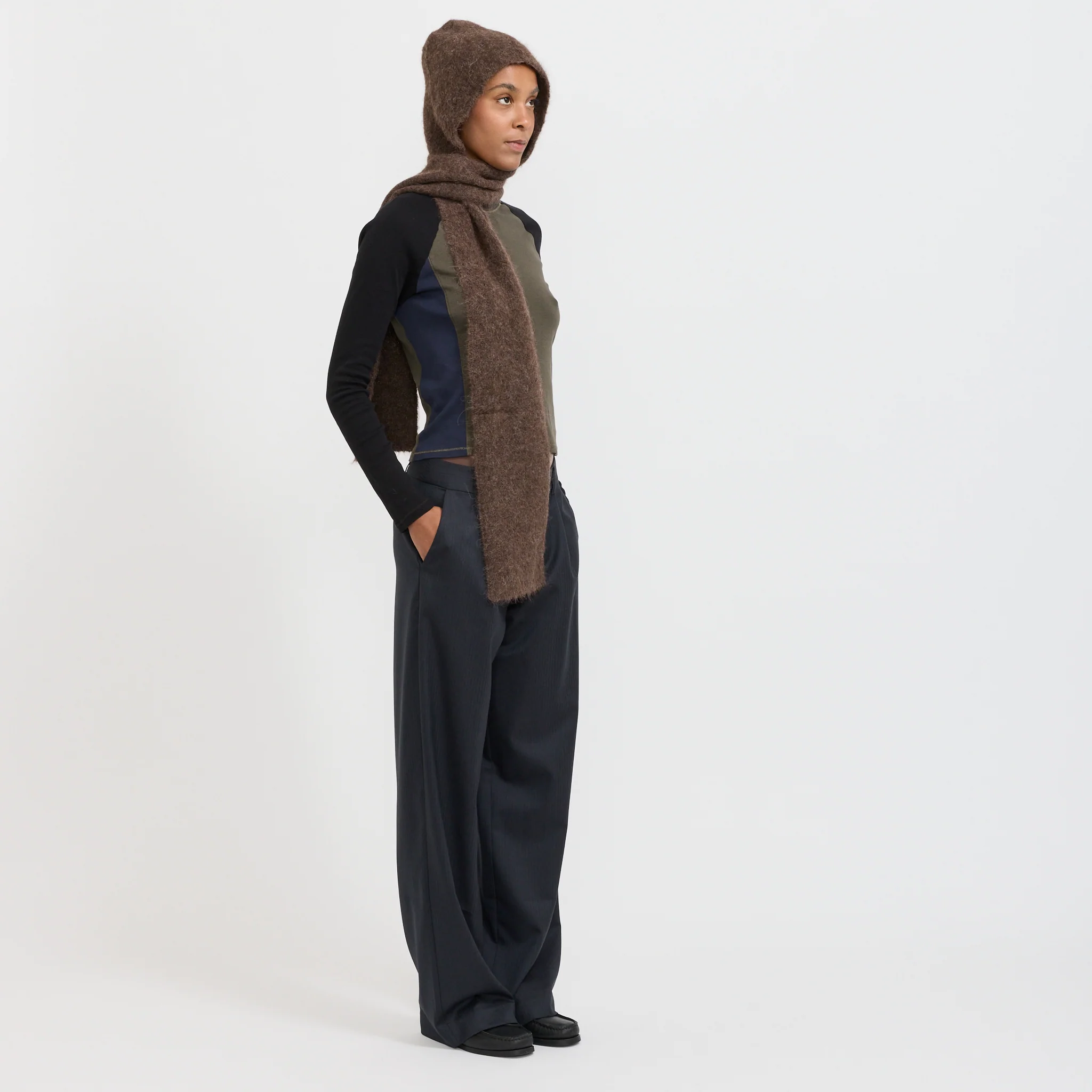 Balaclava Knit Brown - Image 3