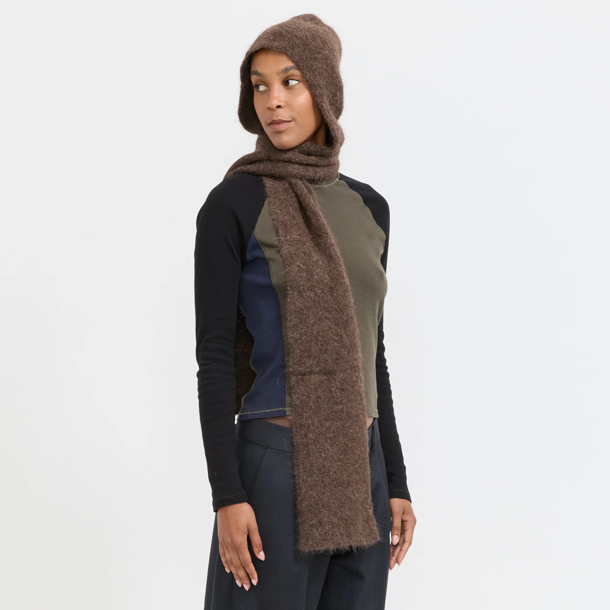 Balaclava Knit Brown - Image 4