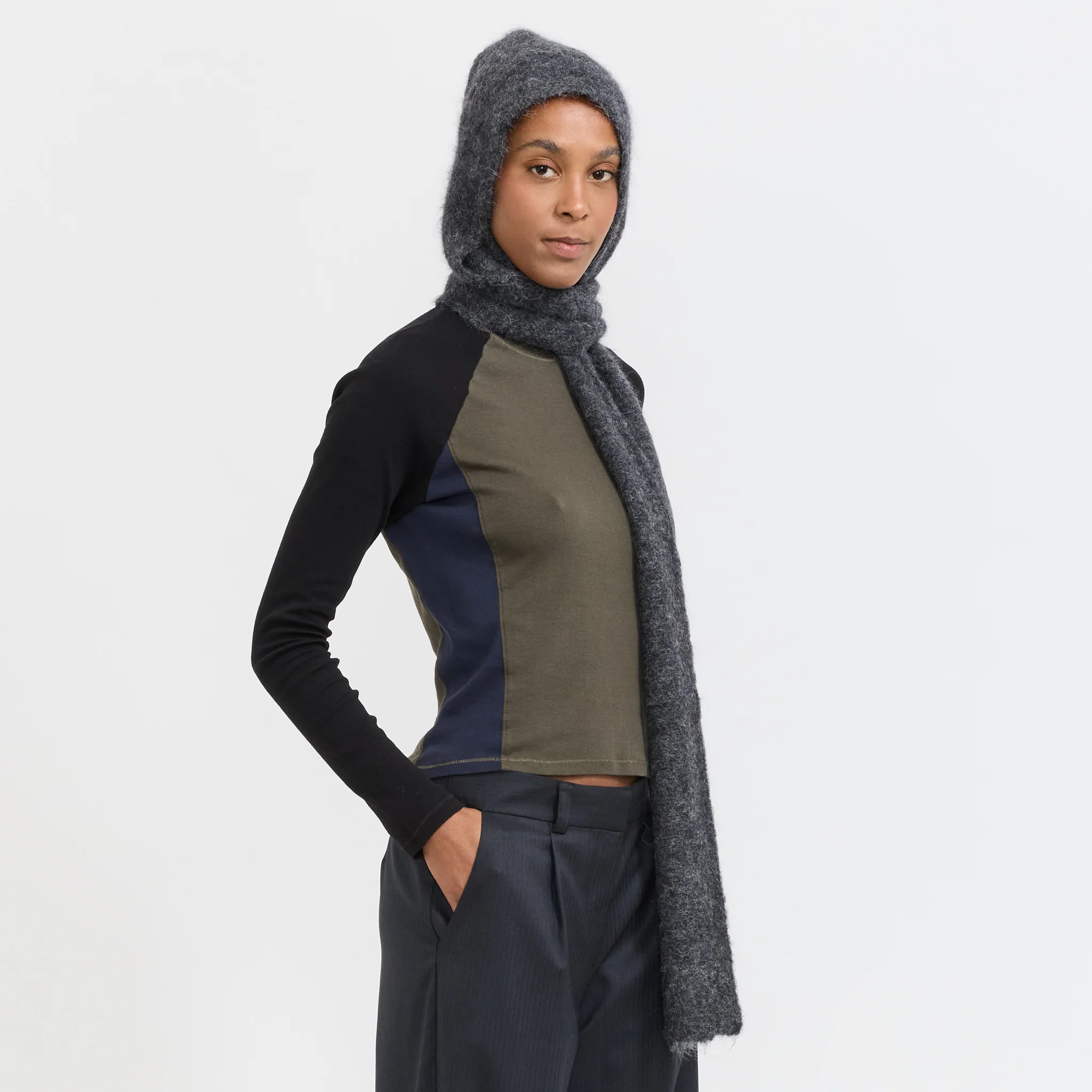 Balaclava Knit Charcoal - Image 4