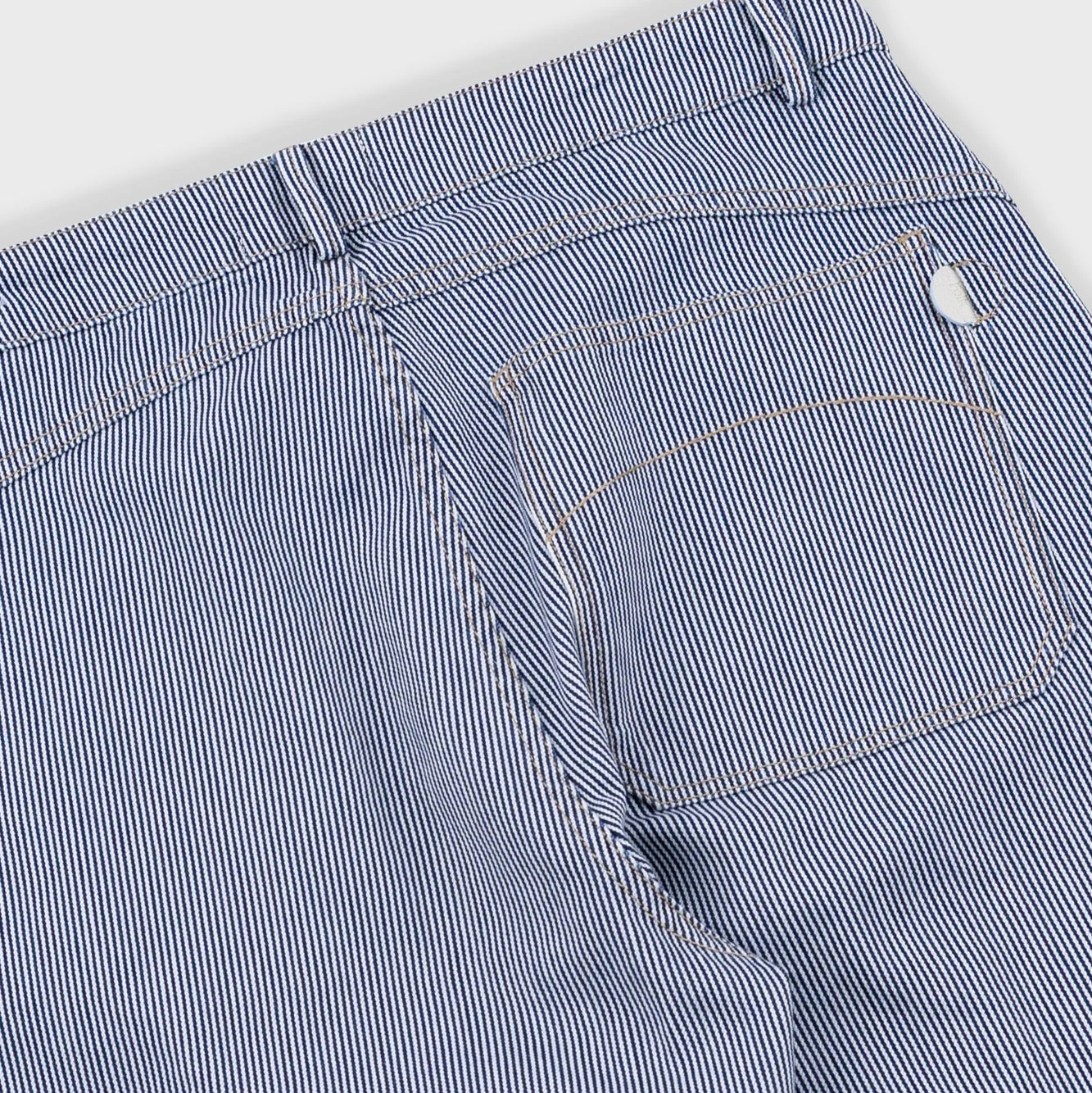 Barrel Leg Jean Indigo Ticking Stripe - Image 9