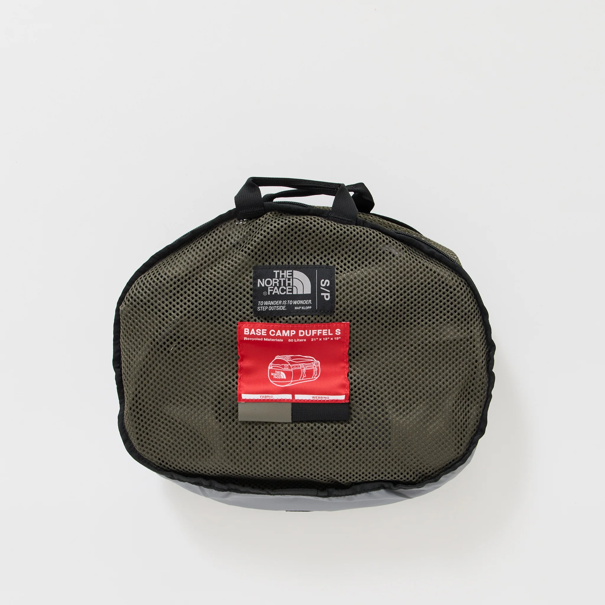 Base Camp Duffel S New Taupe Green - Image 5
