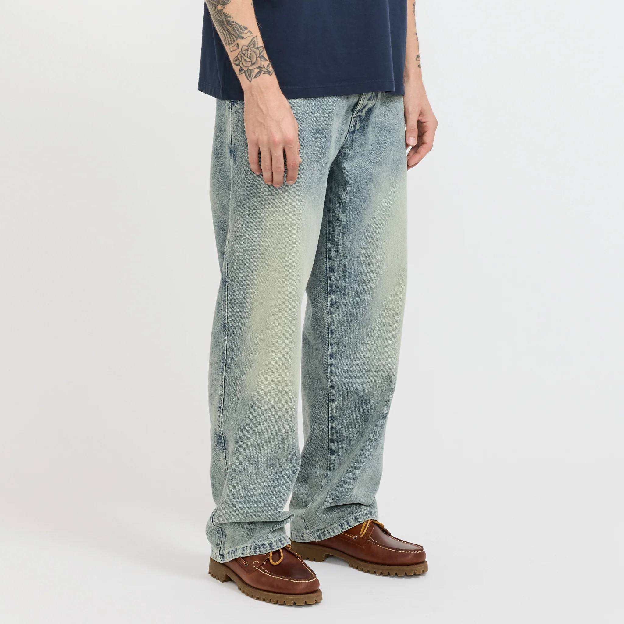Beattie Denim Pants Rinsed Denim - Image 3