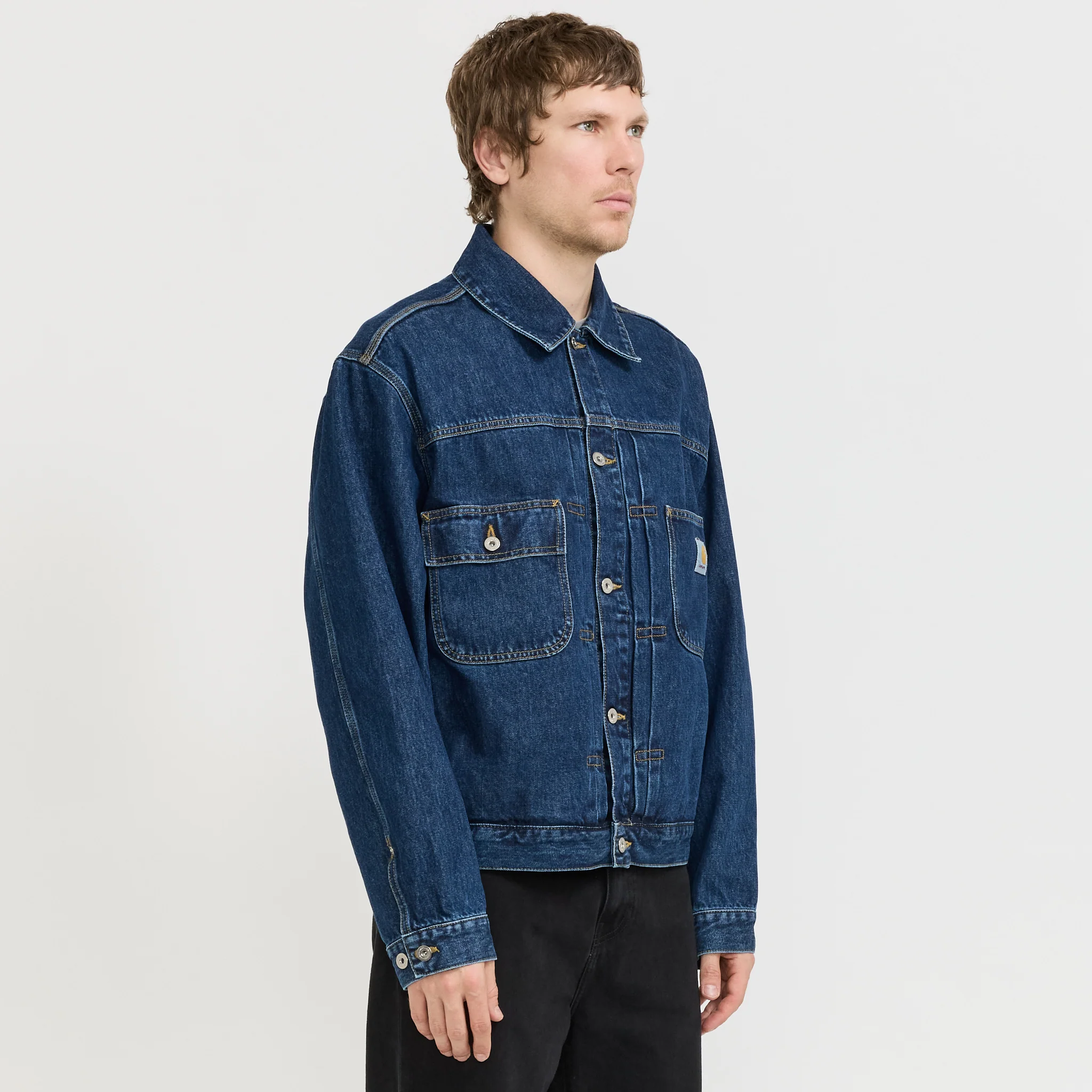 Belmar Jacket Blue Stone Washed - Image 3
