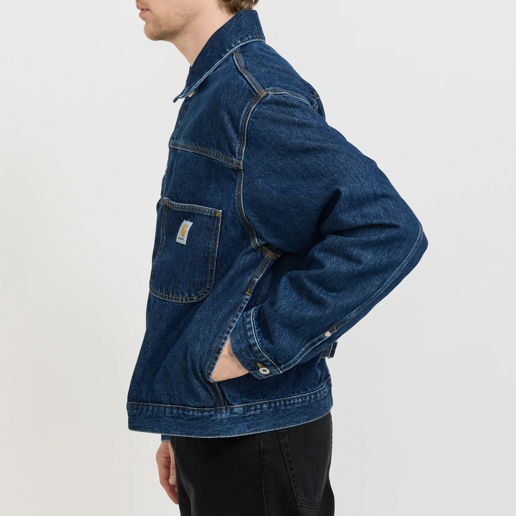 Belmar Jacket Blue Stone Washed - Image 7