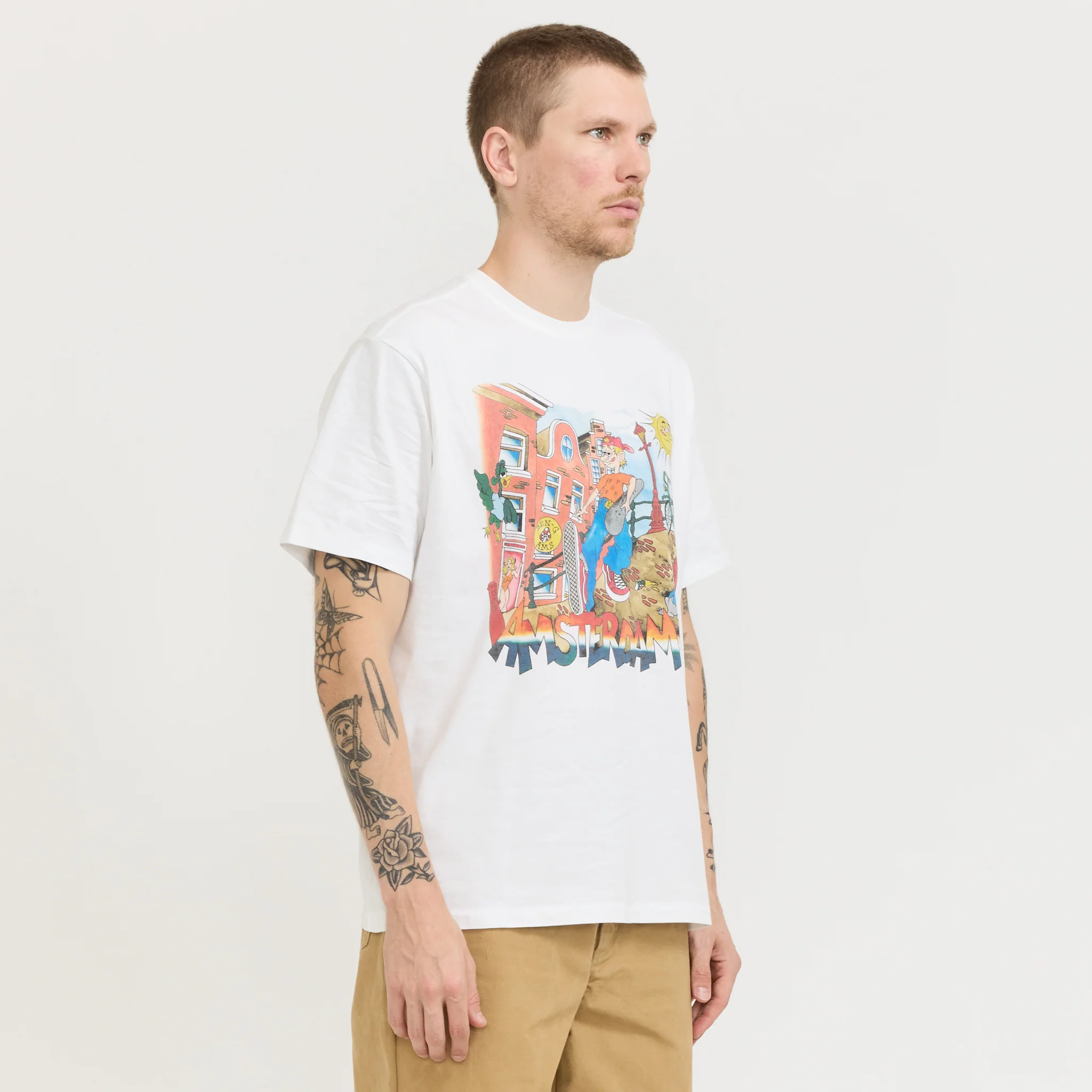 Ben-G Amsterdam T-Shirt White - Image 3