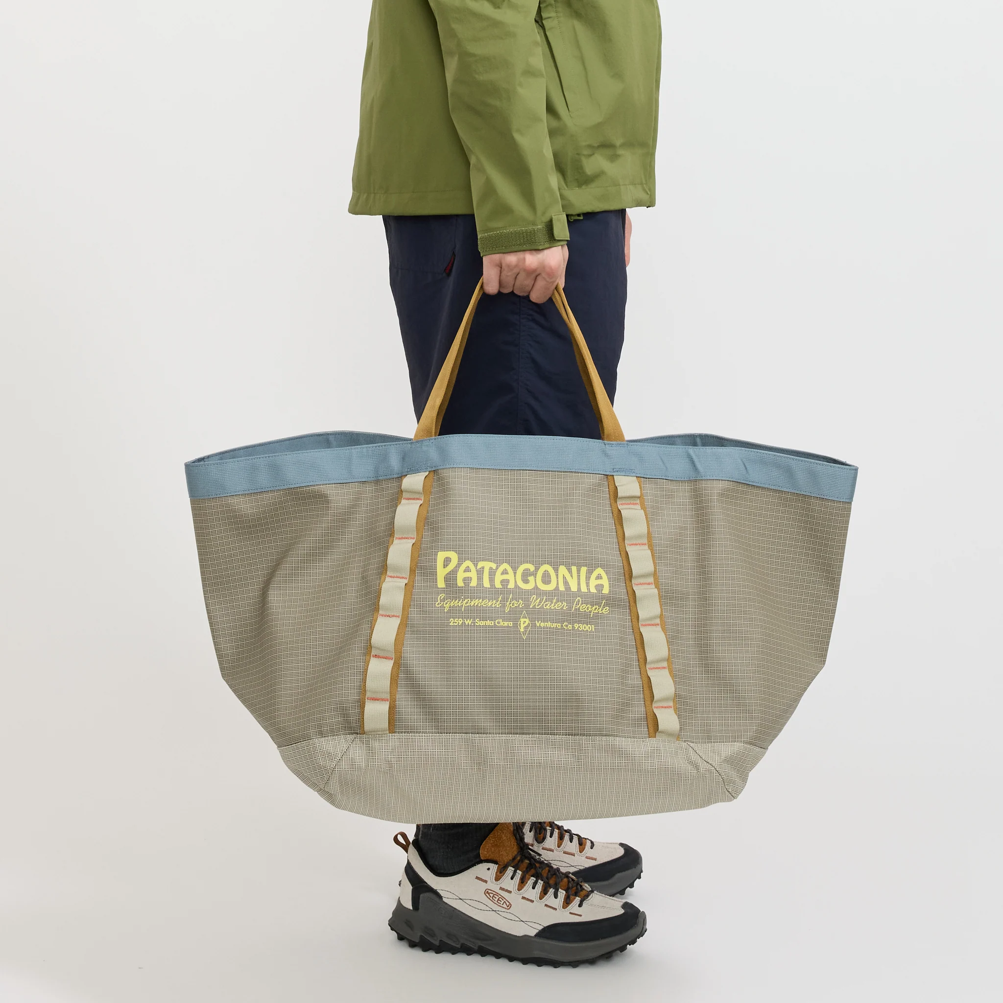 Black Hole Gear Tote Water People Banner: Weathered Stone