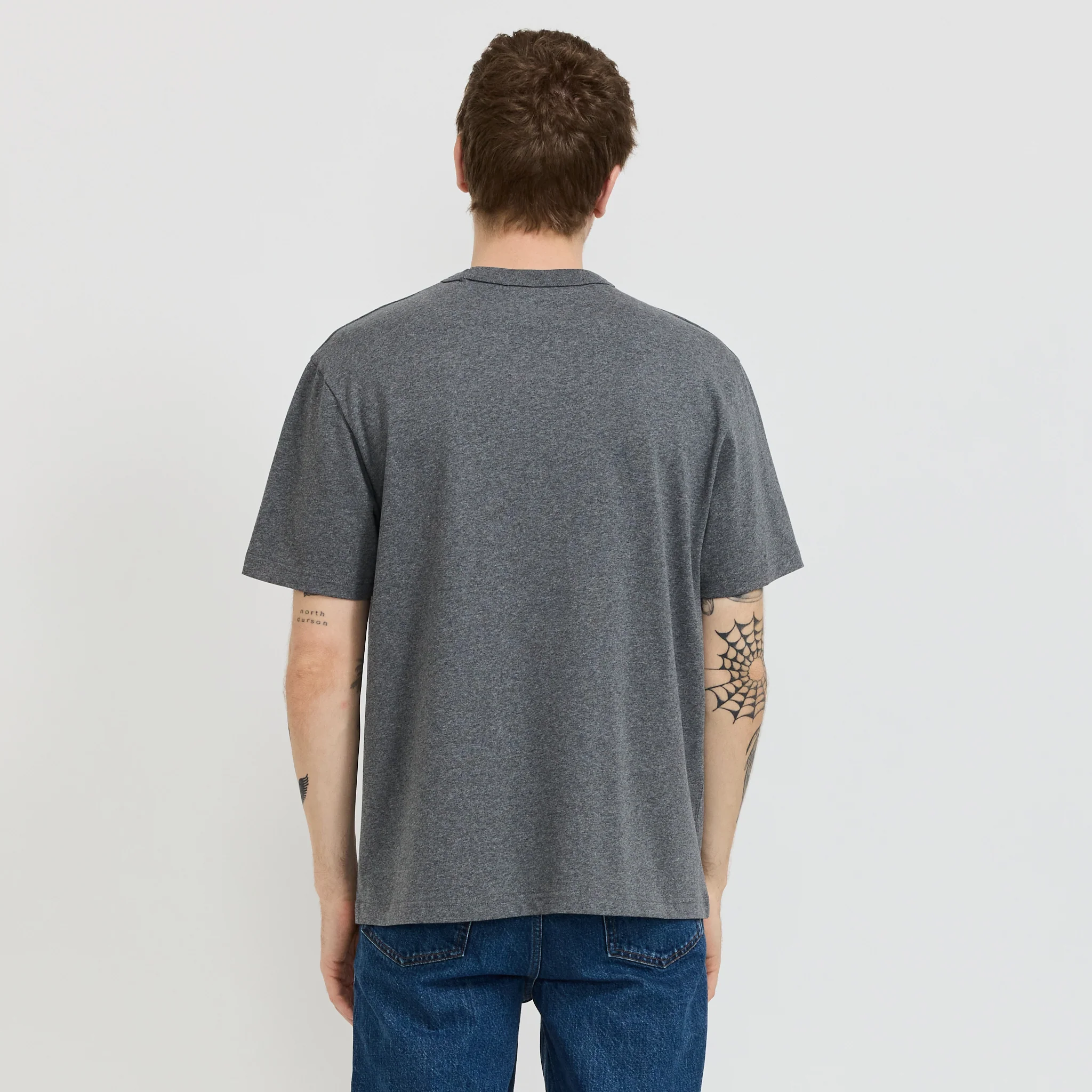Boxy Petit VPC T-Shirt Heathered Anthracite/White - Image 3