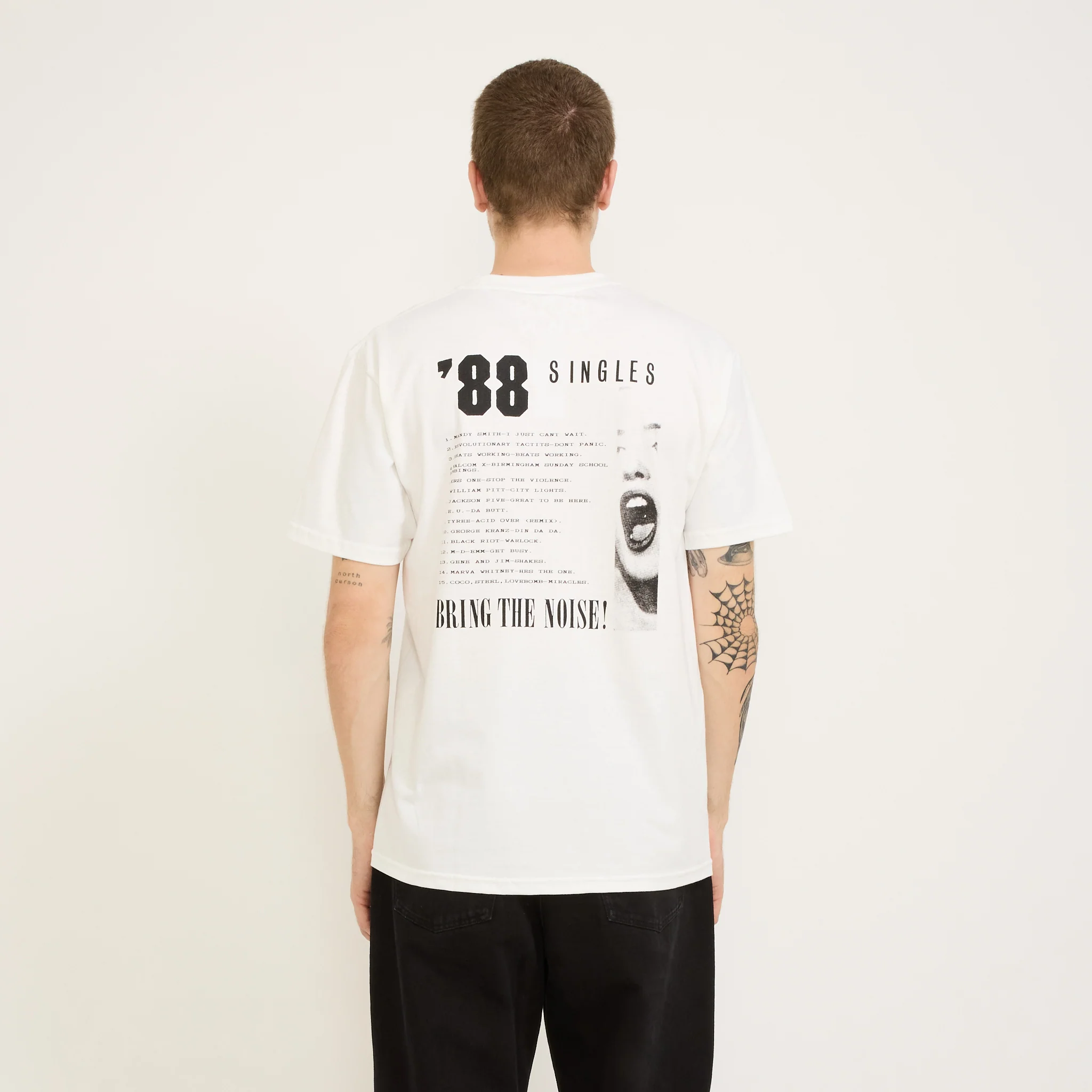 Bring The Noise Print Tee White