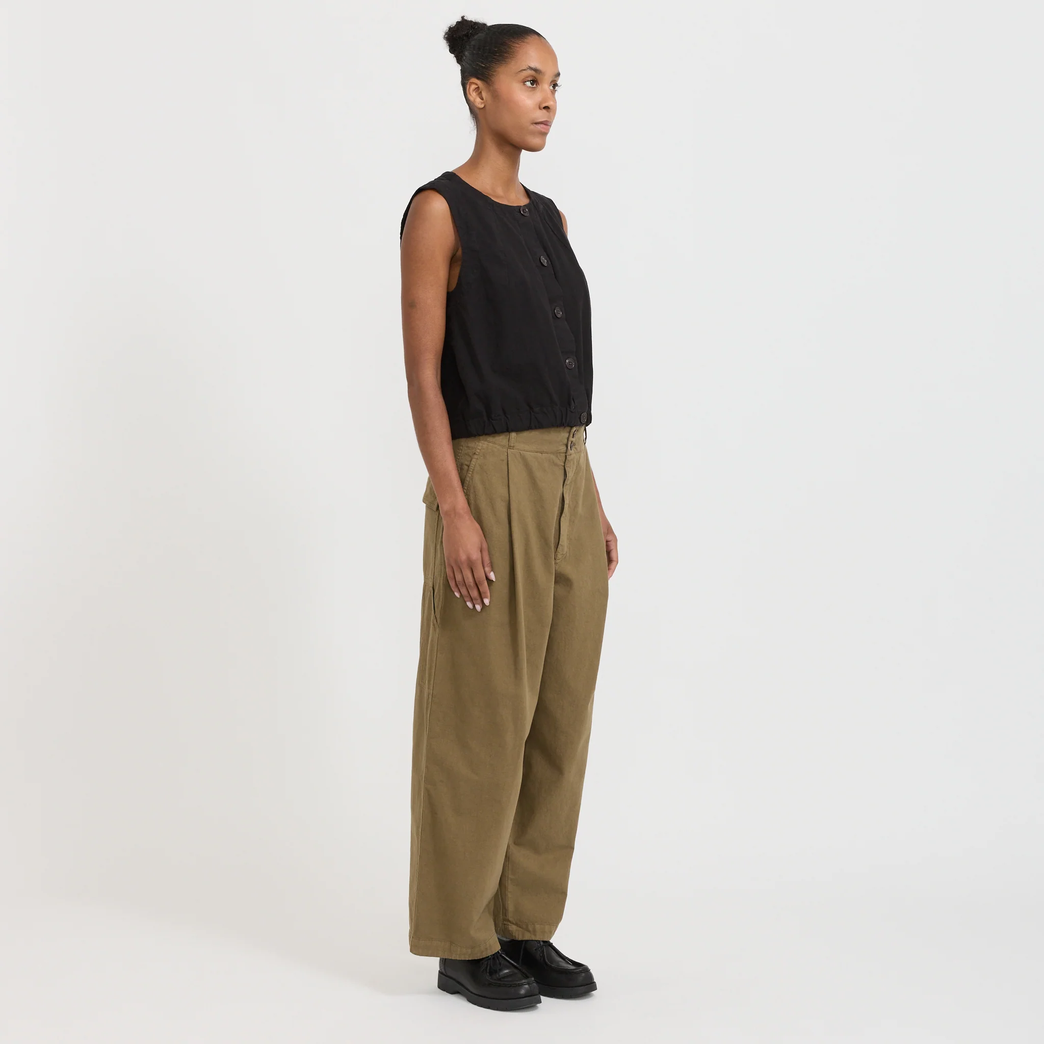 British Worker Pant Canteen Green - Image 2