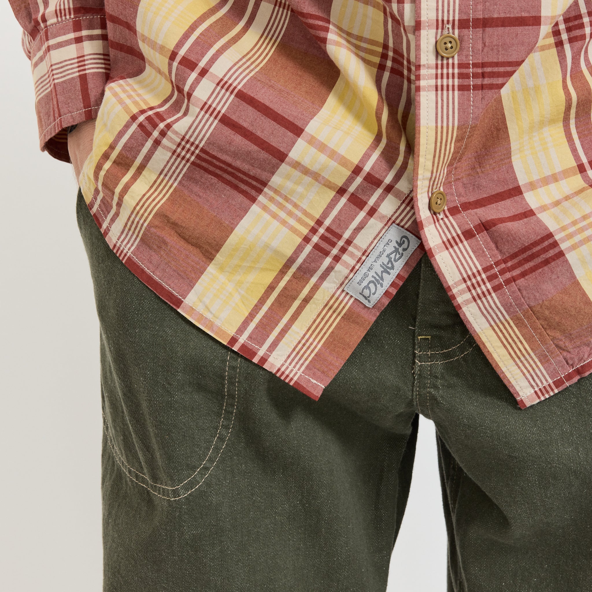 Broadcloth Stance Shirt Mustard - Image 6
