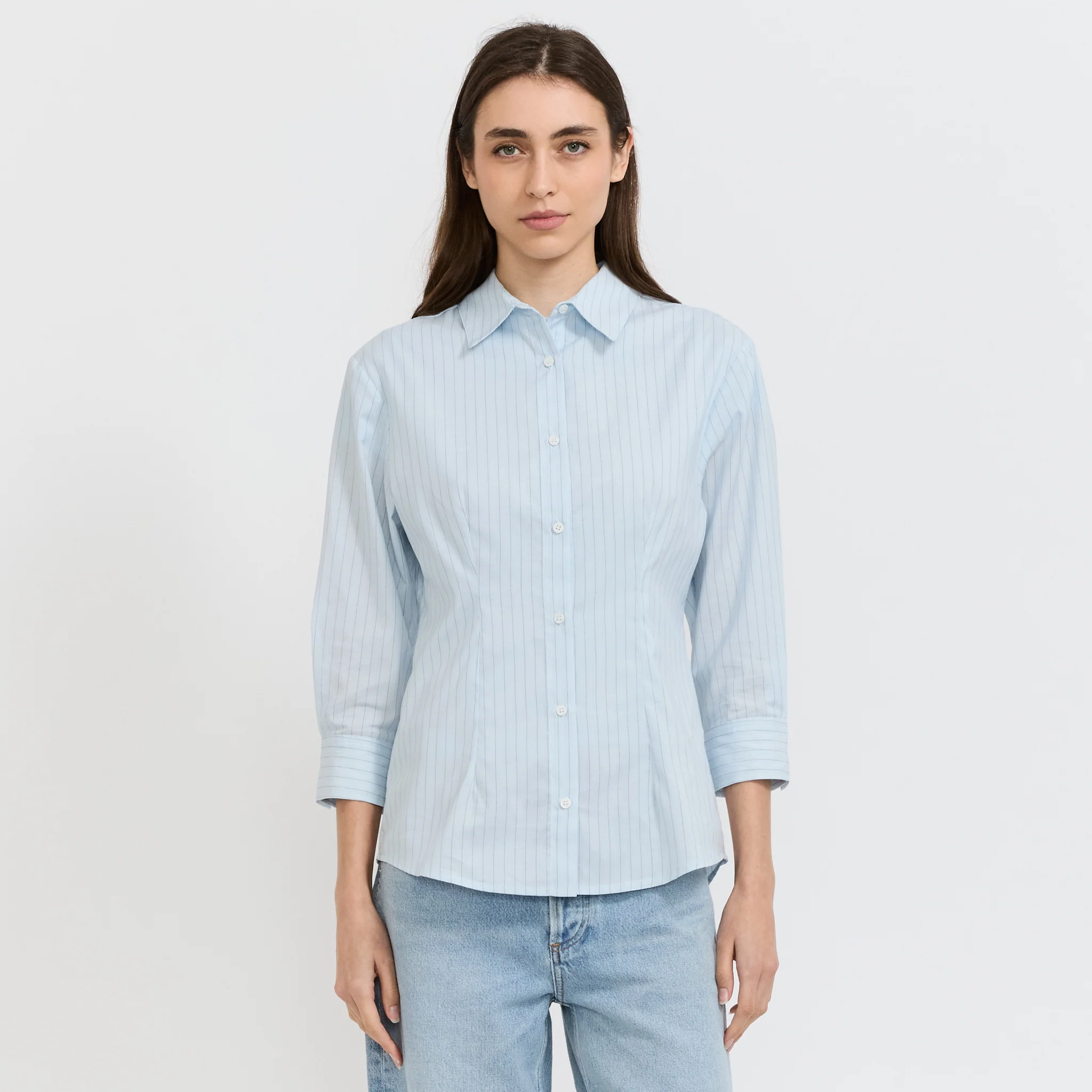 Bruna Shirt Blue - Image 6