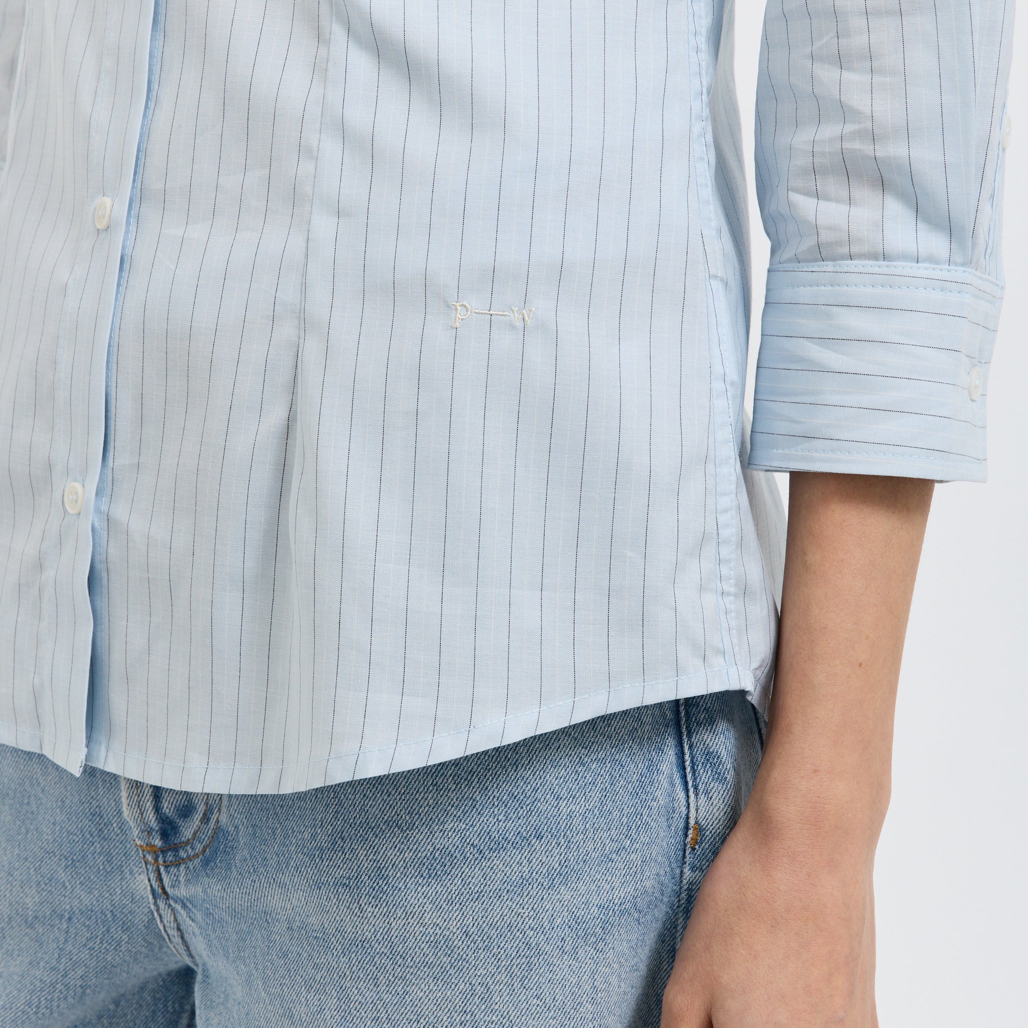 Bruna Shirt Blue - Image 7