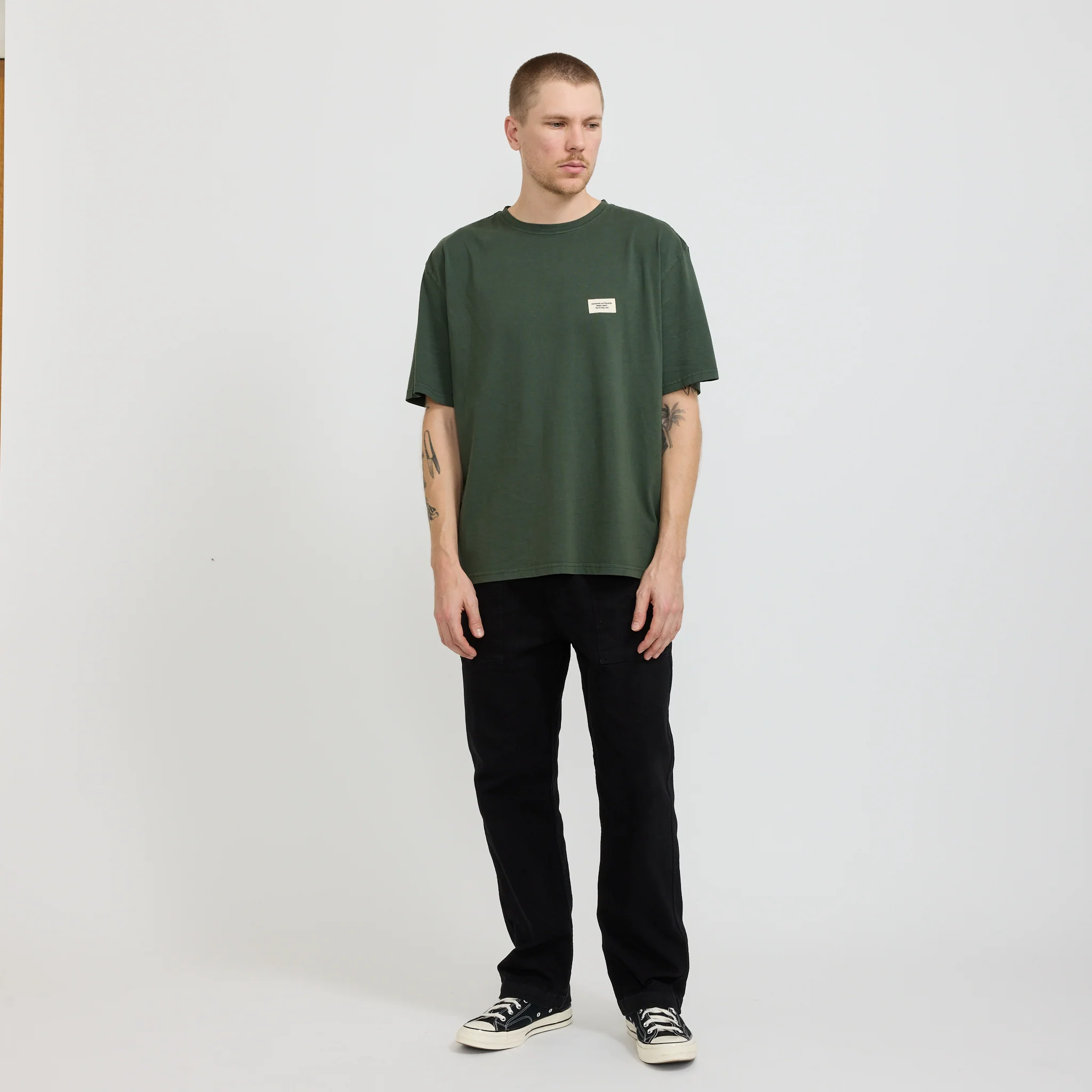 Brushed Twill Pants Black - Image 2