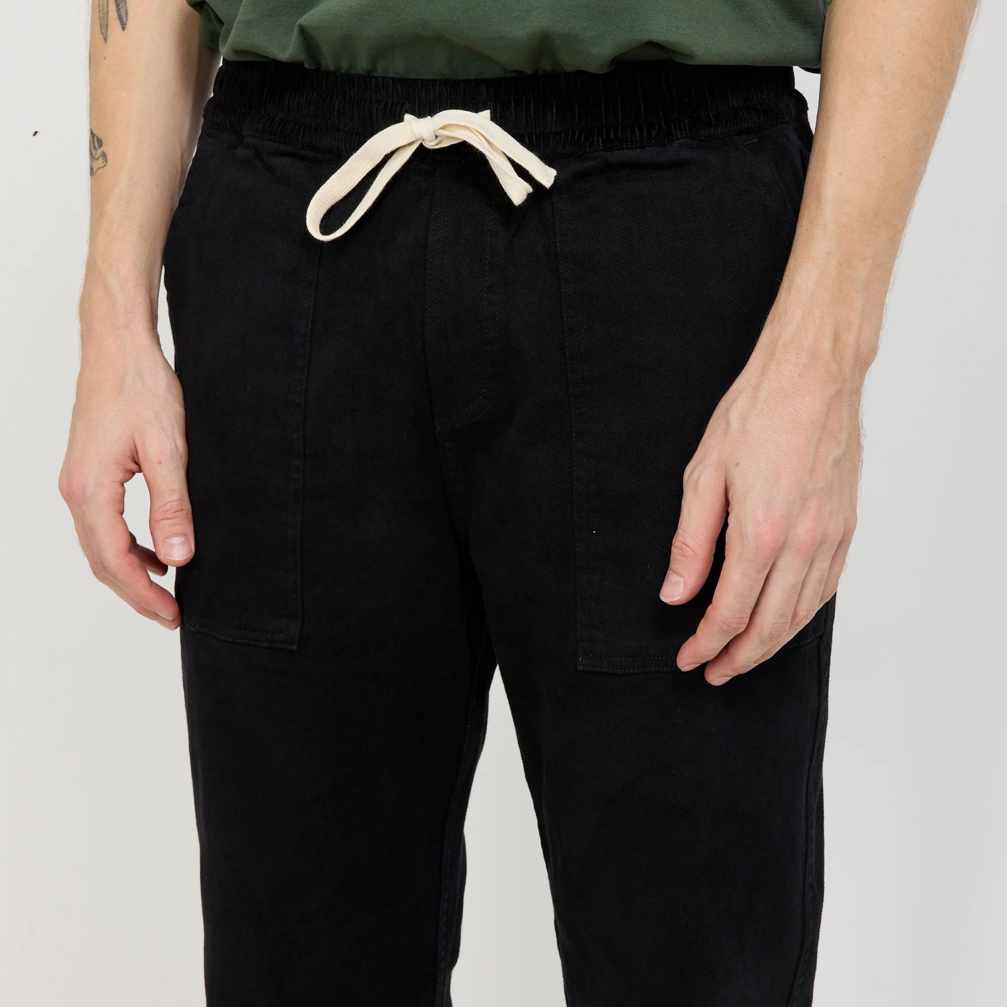 Brushed Twill Pants Black - Image 5