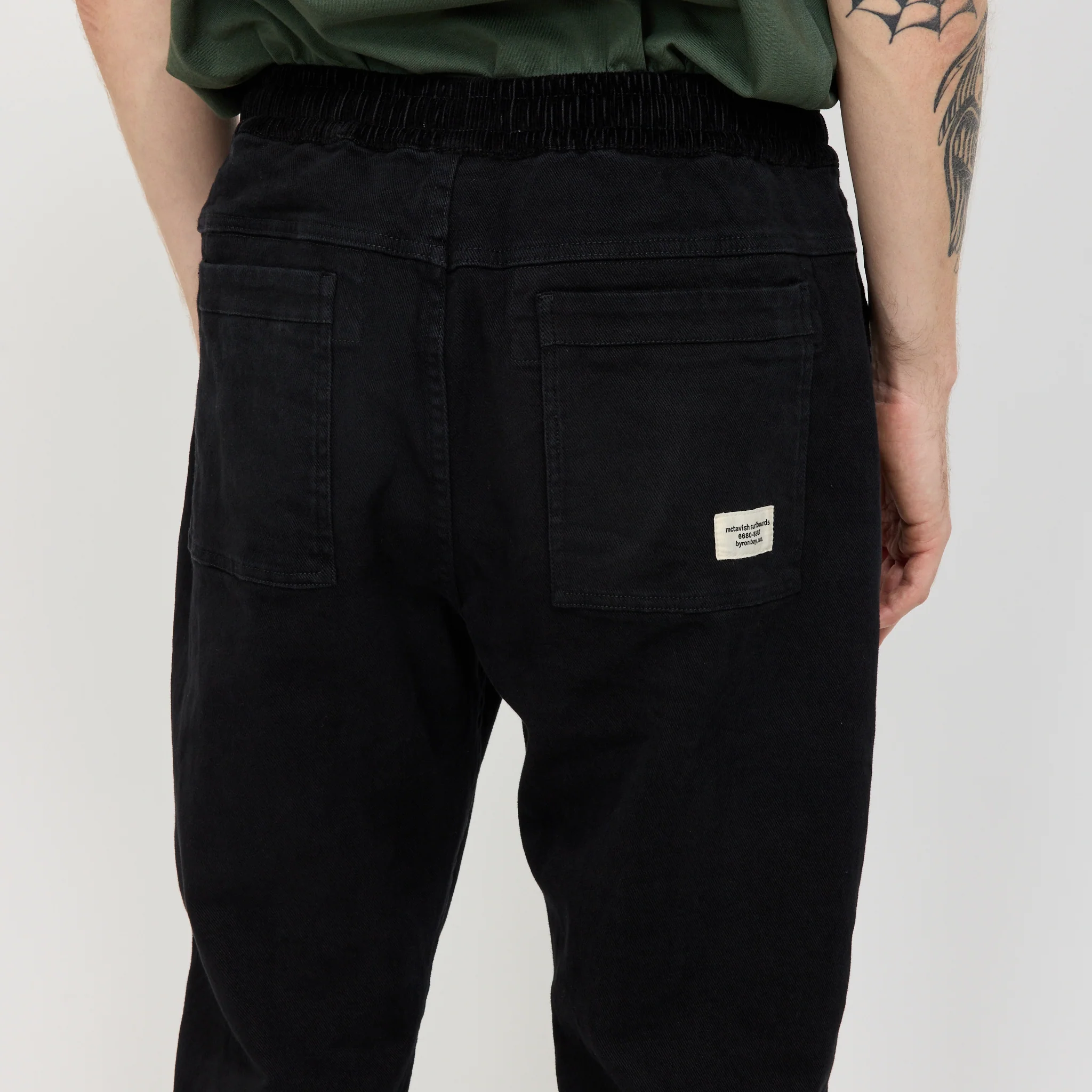 Brushed Twill Pants Black - Image 6