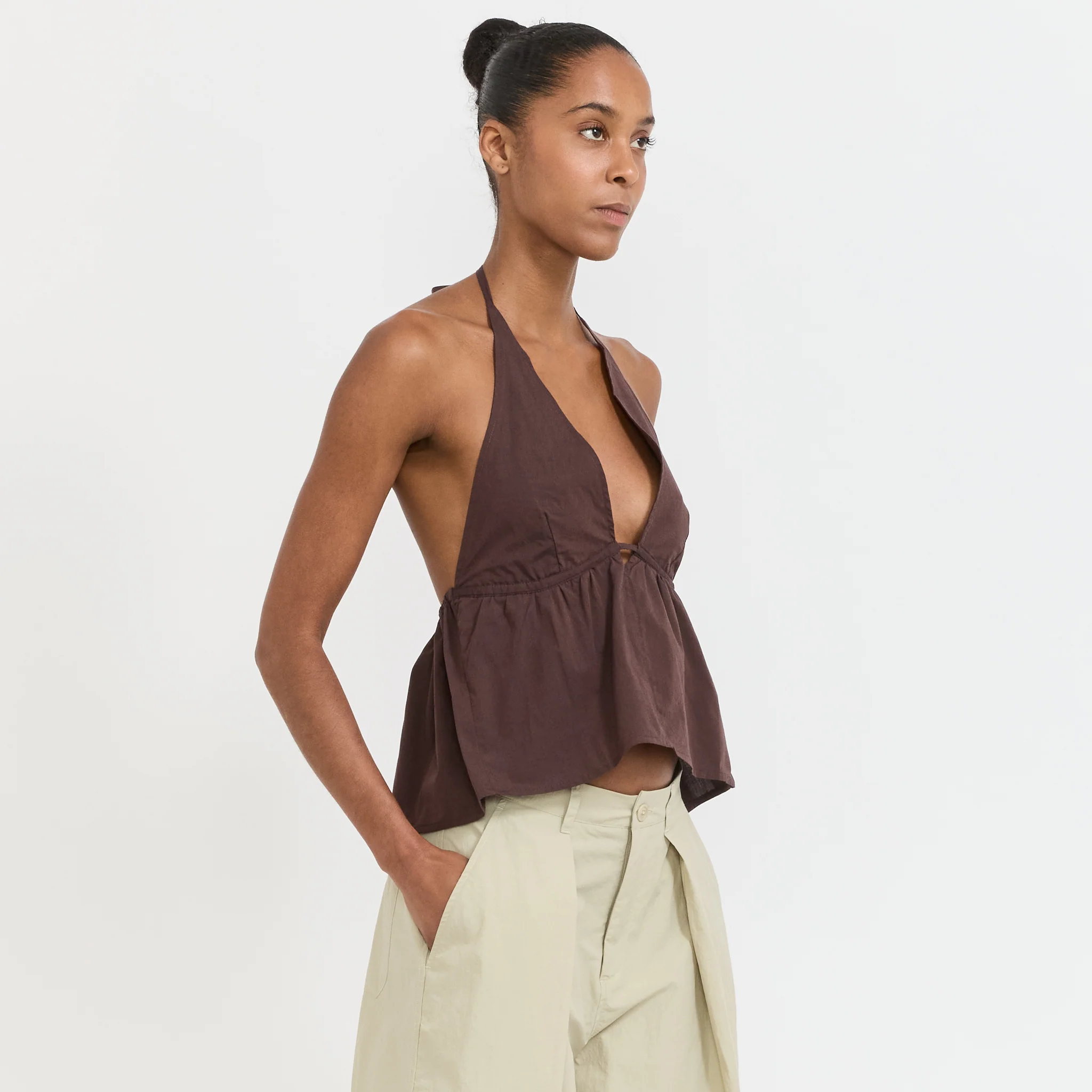 Button Halter Umber - Image 3