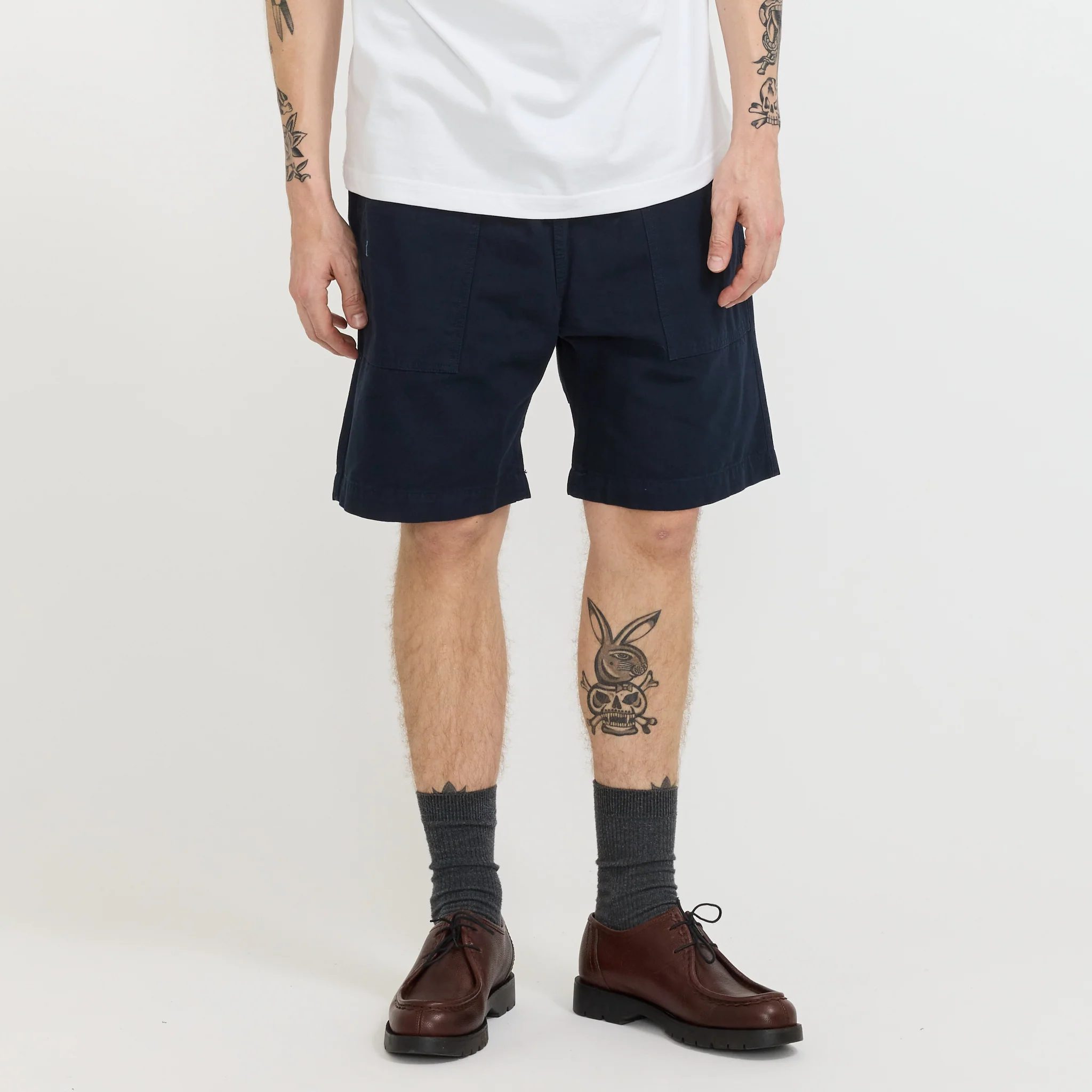 Canvas Chef Shorts Dark Navy
