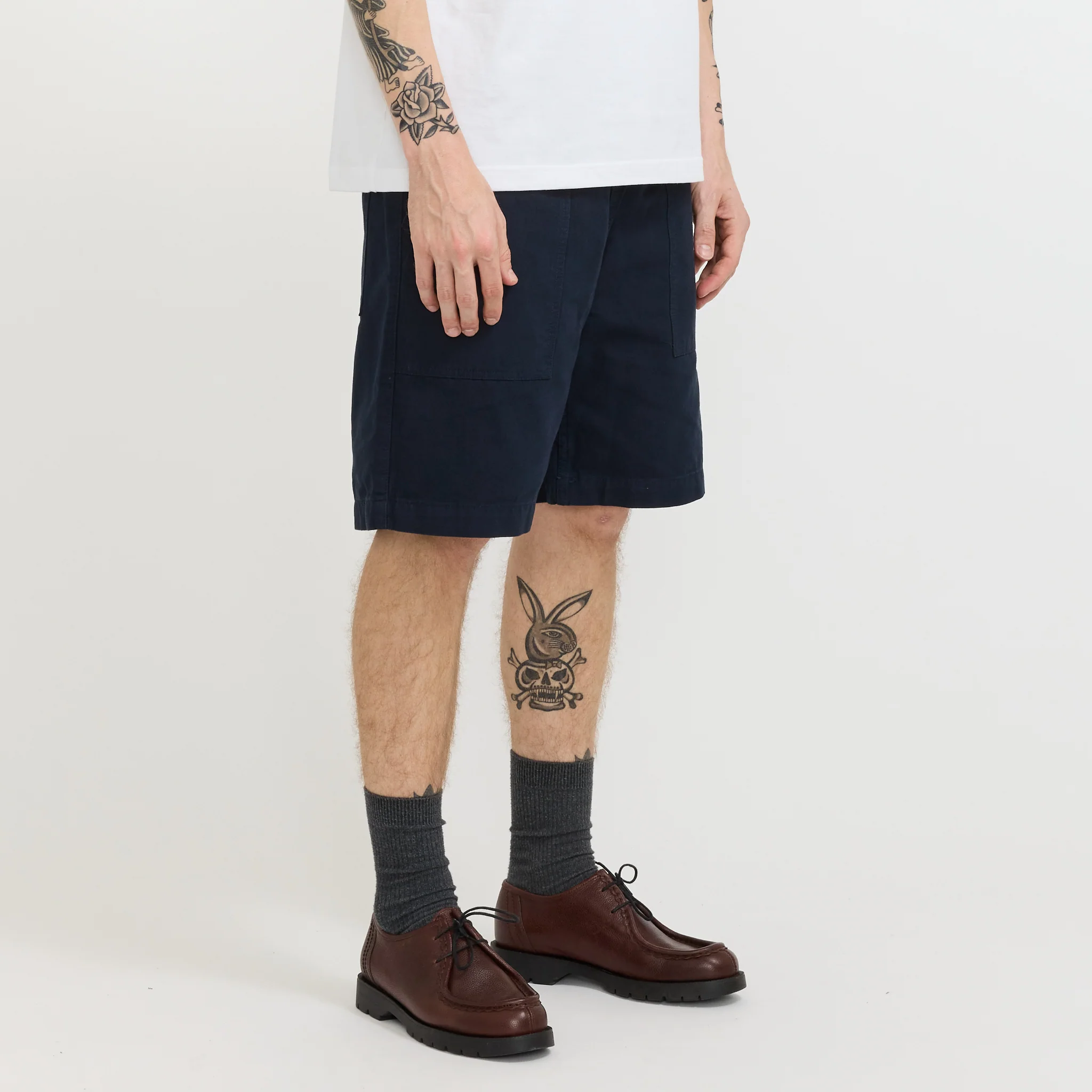 Canvas Chef Shorts Dark Navy - Image 3