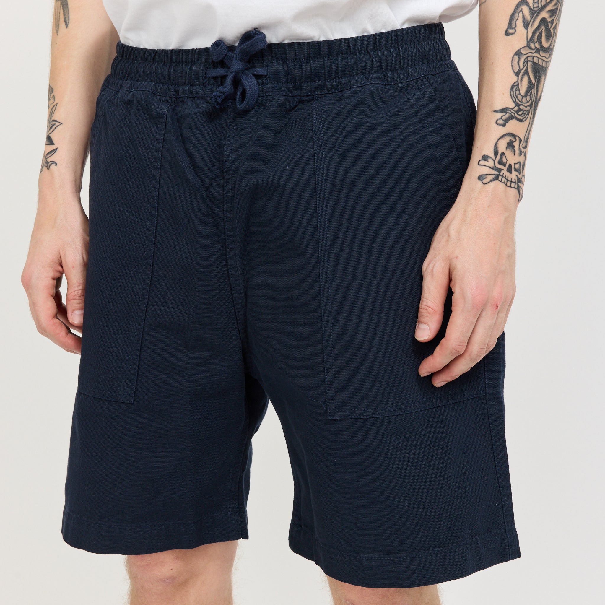 Canvas Chef Shorts Dark Navy - Image 5