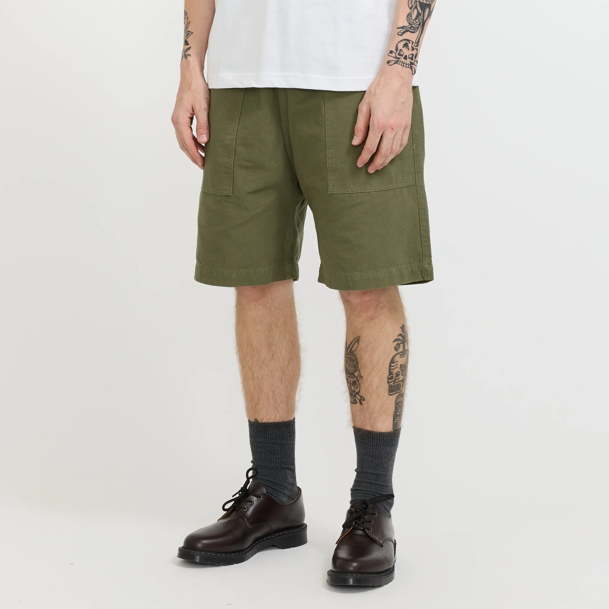 Classic Chef Shorts Olive - Image 2