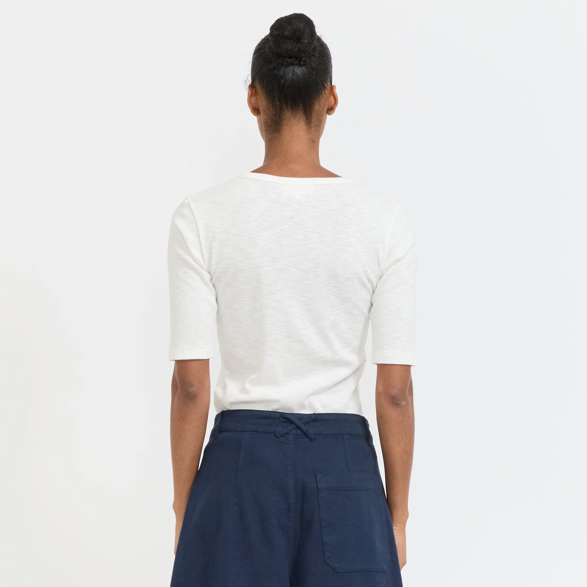 Charlotte Short Sleeve Top White - Image 4