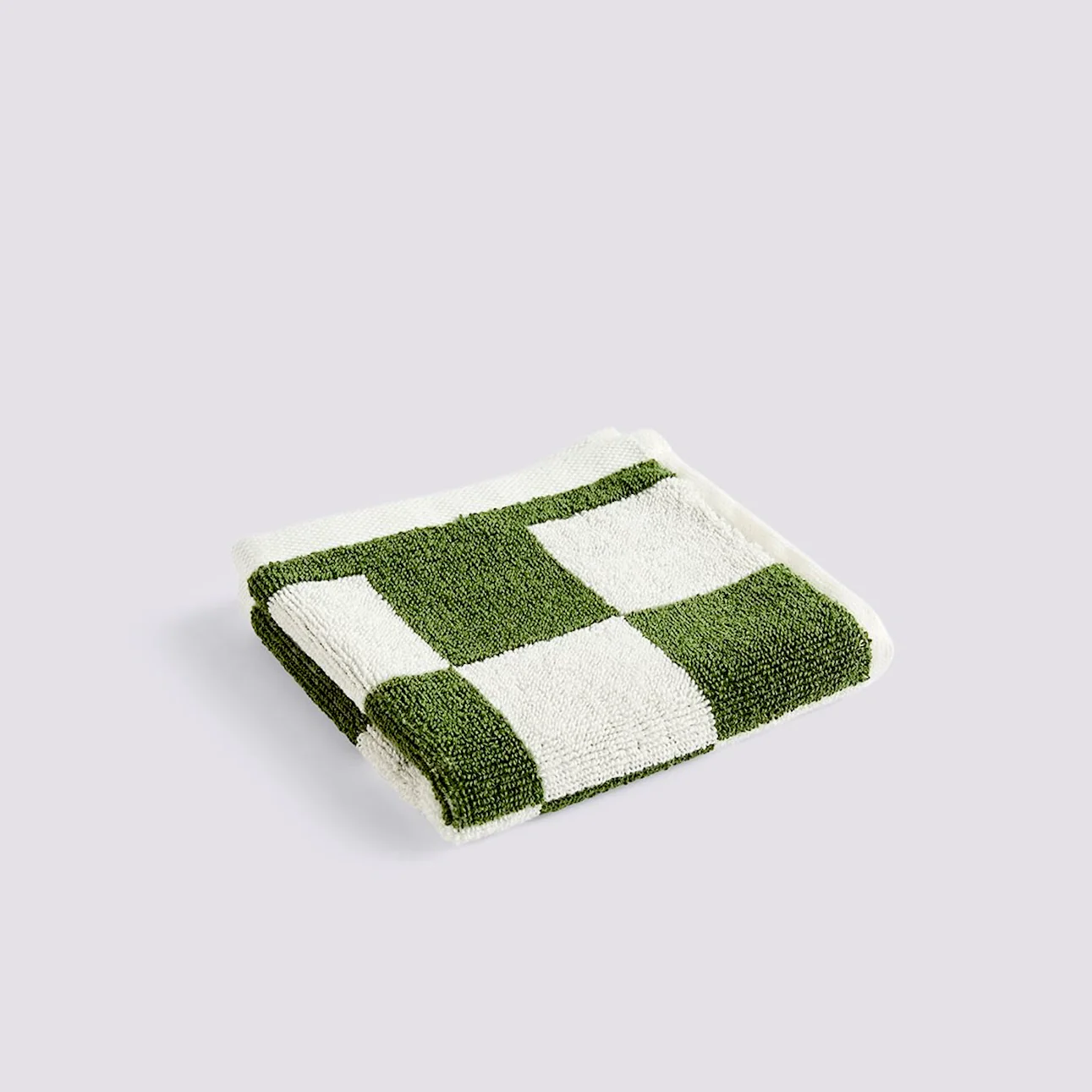 Check Wash Cloth Matcha