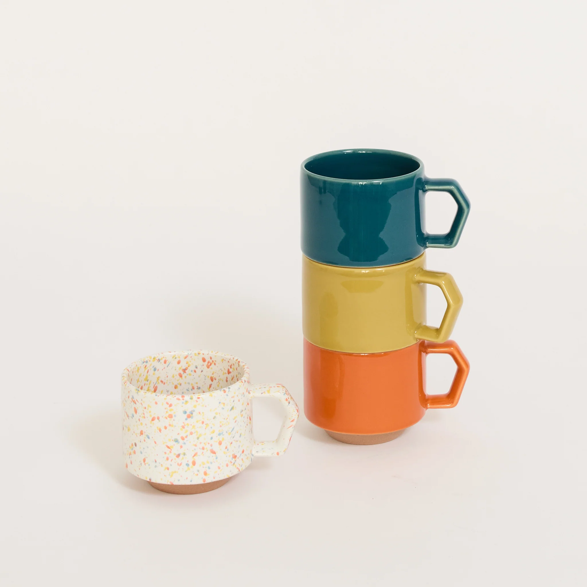 Chips Stack Mug 280ml Matte Red - Image 2