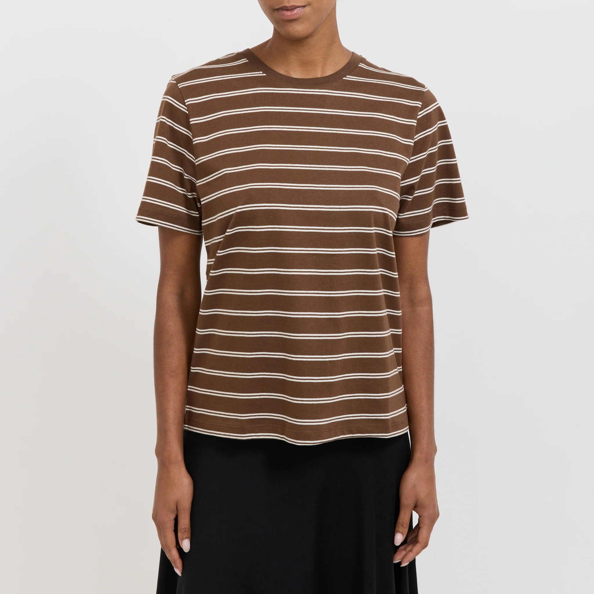 Classic Tee Brown Stripe - Image 5