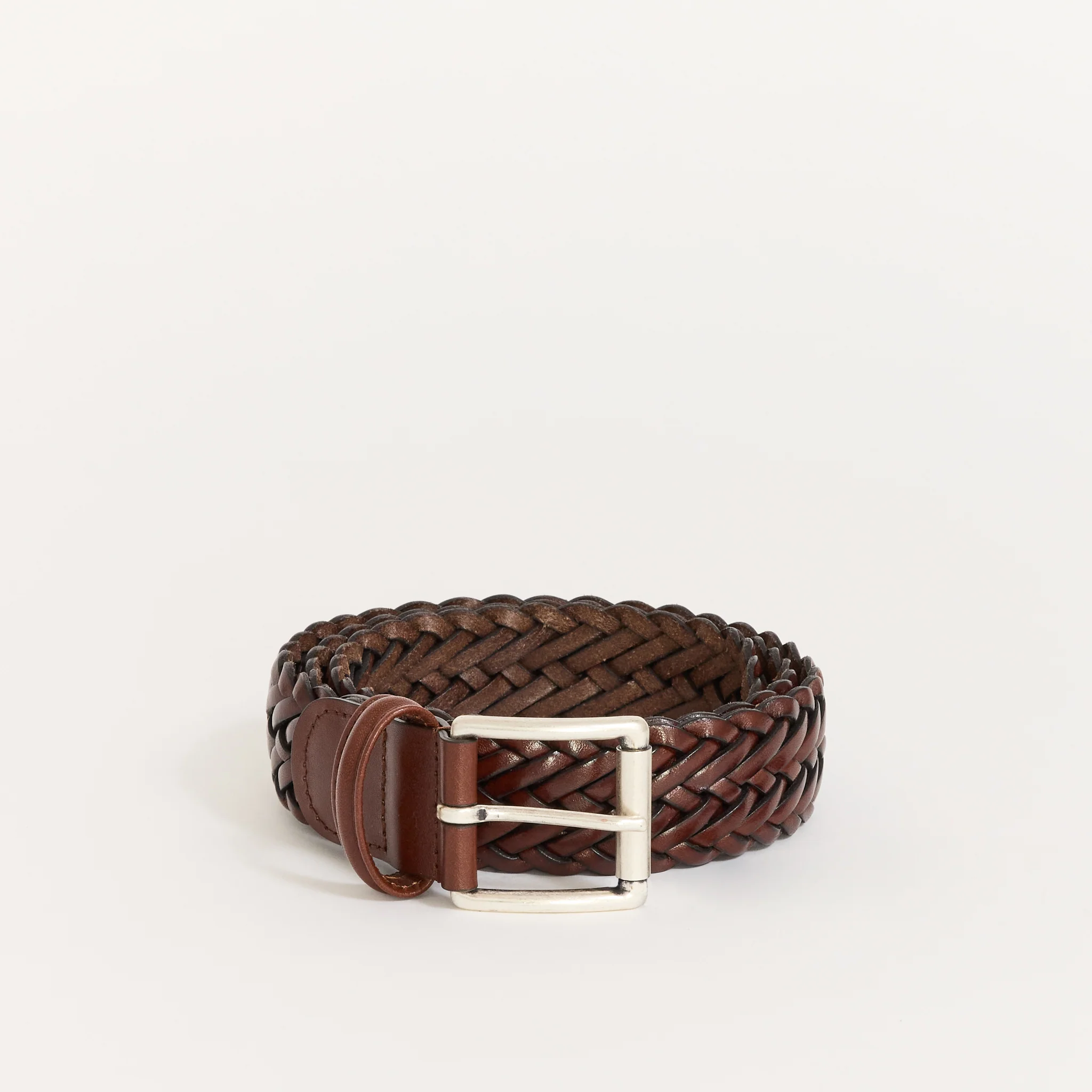 Classic Woven Belt Mid Brown