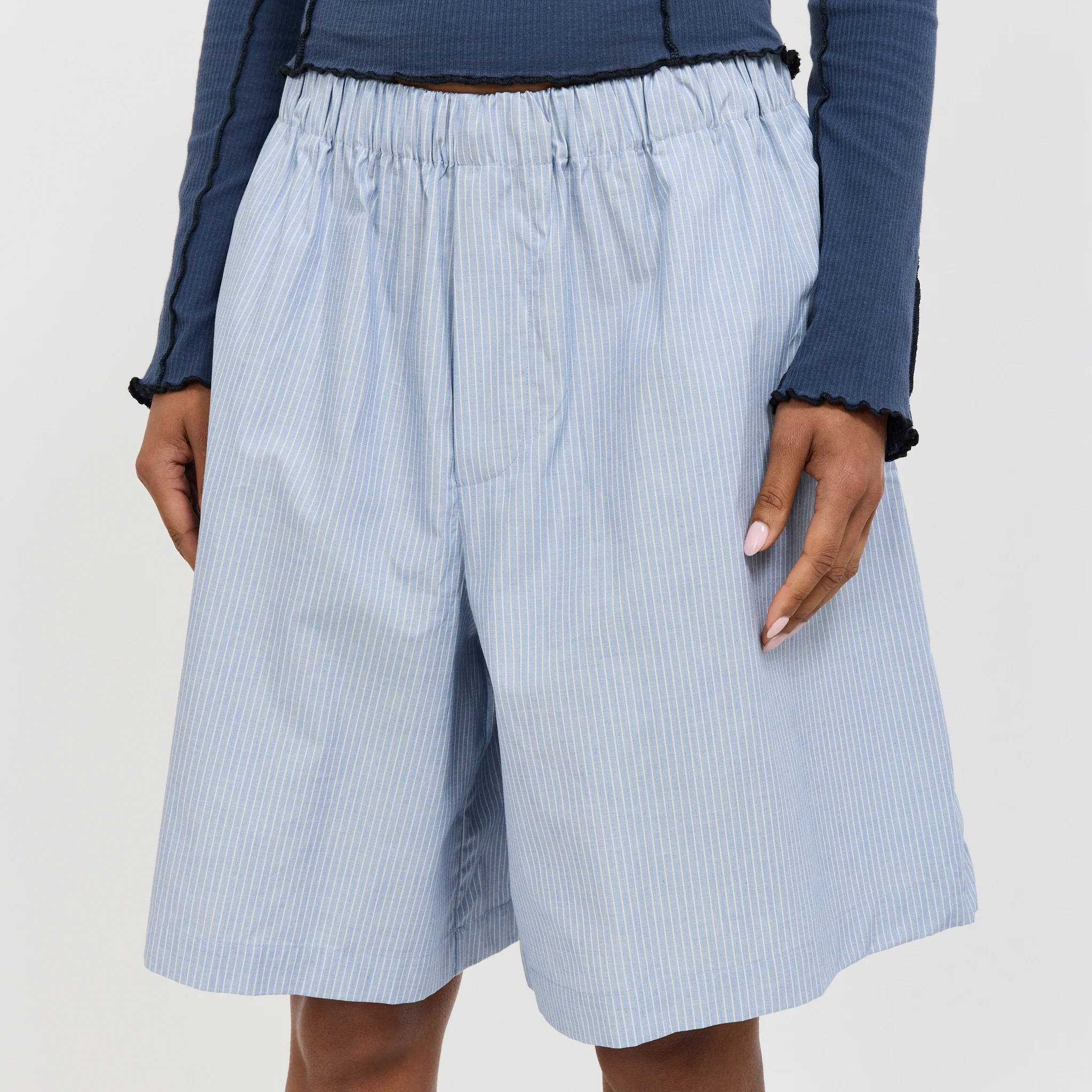 Claude Shorts Blue Stripe - Image 5
